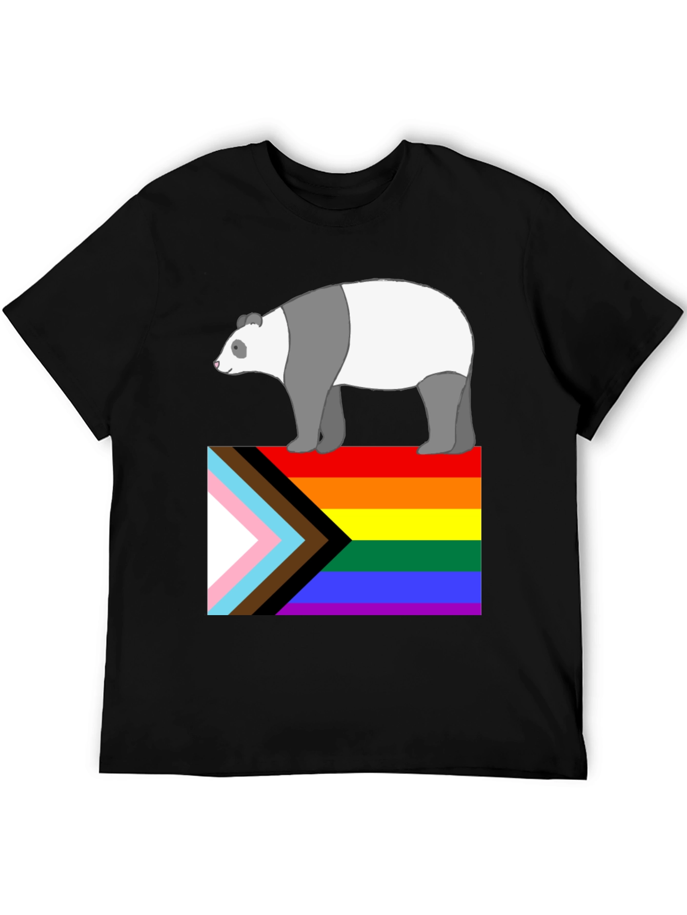 Pride Panda Graphic T-Shirt