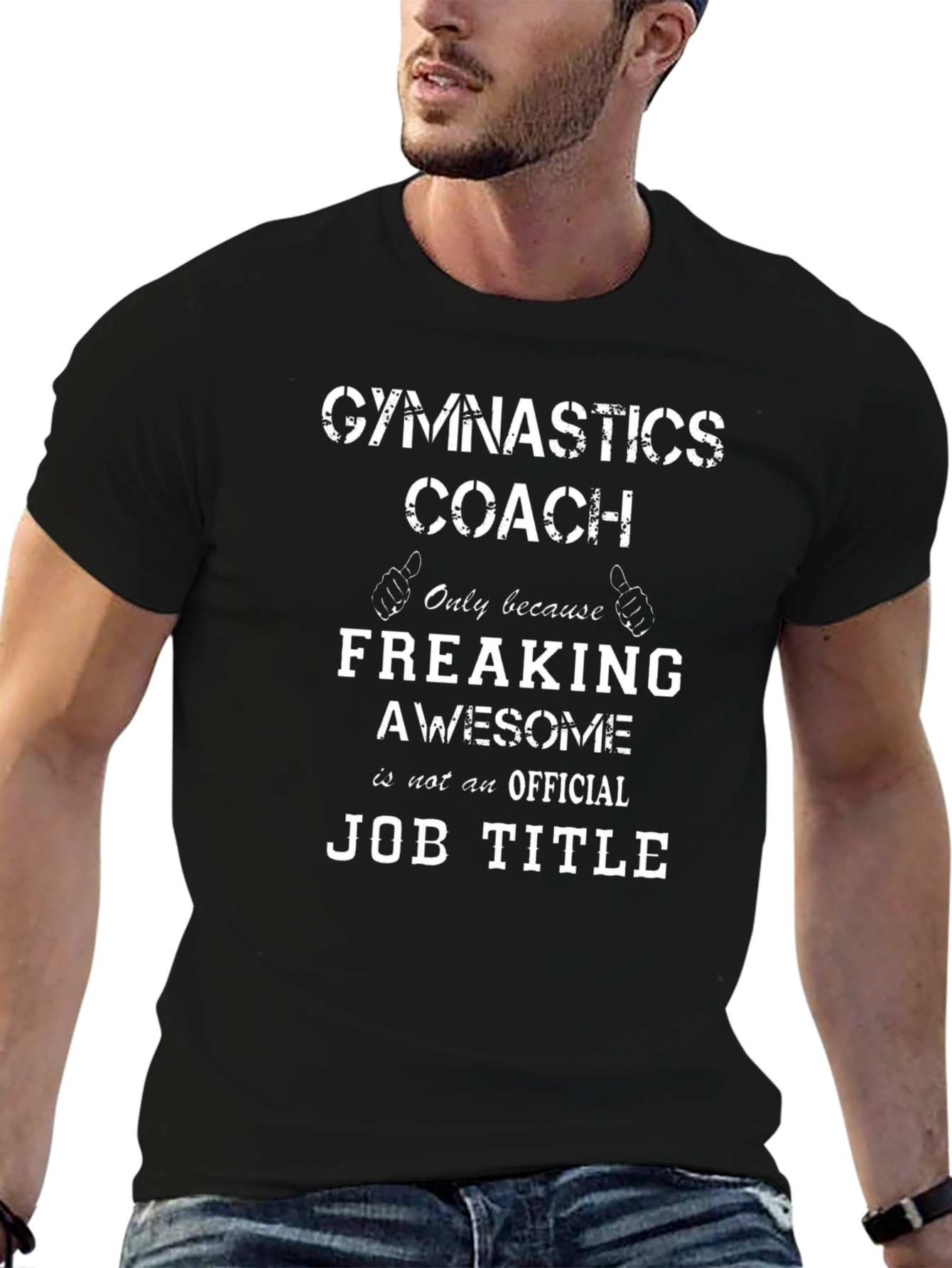 Gymnastics Coach Freaking Awesome Job Title T-Shirt