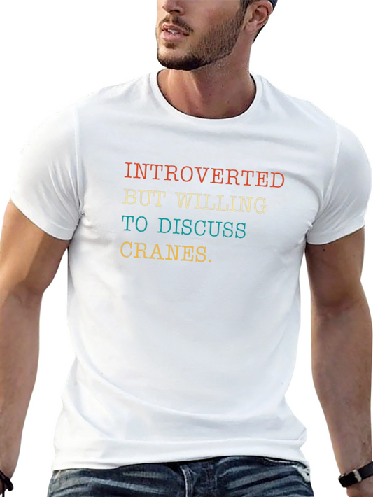 Introverted Crane Enthusiast T-Shirt