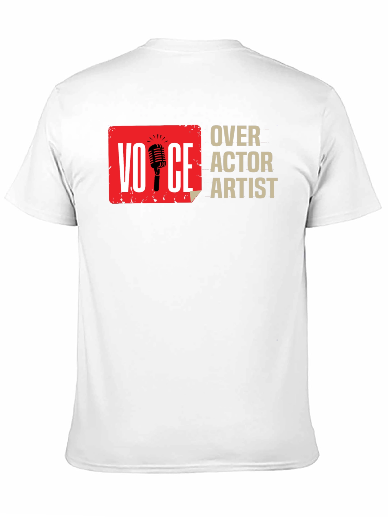 Voice Actor Artist Black Graphic Tee