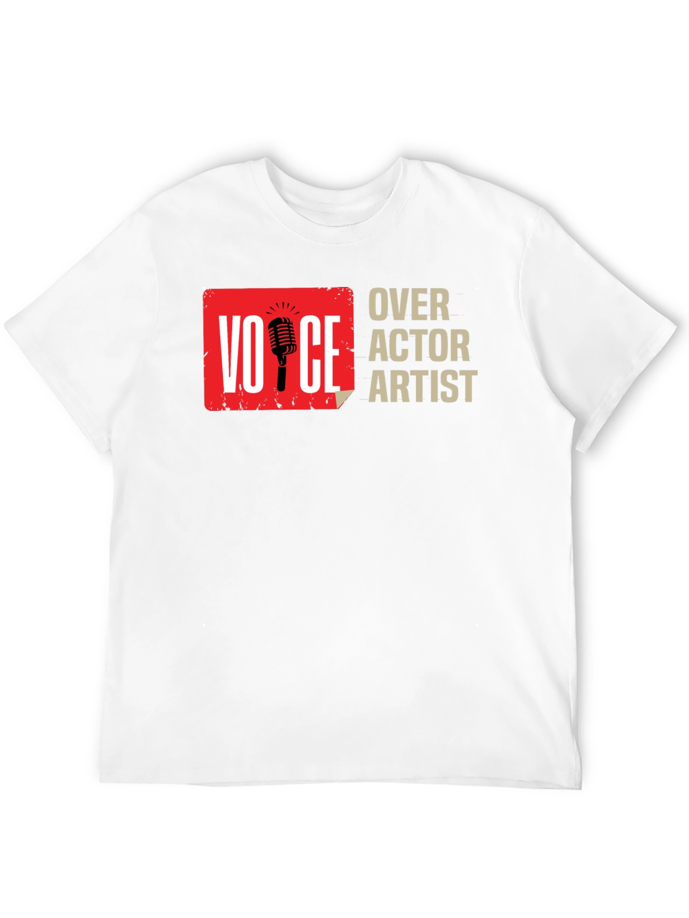 Voice Actor Artist Black Graphic Tee