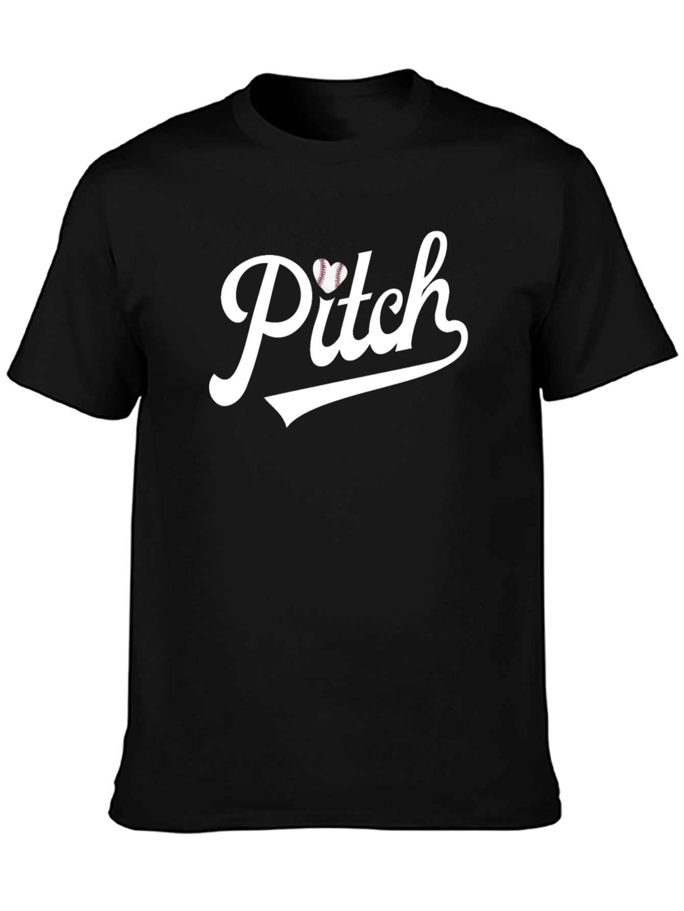 Baseball Pitch Graphic Tee - Sporty Casual