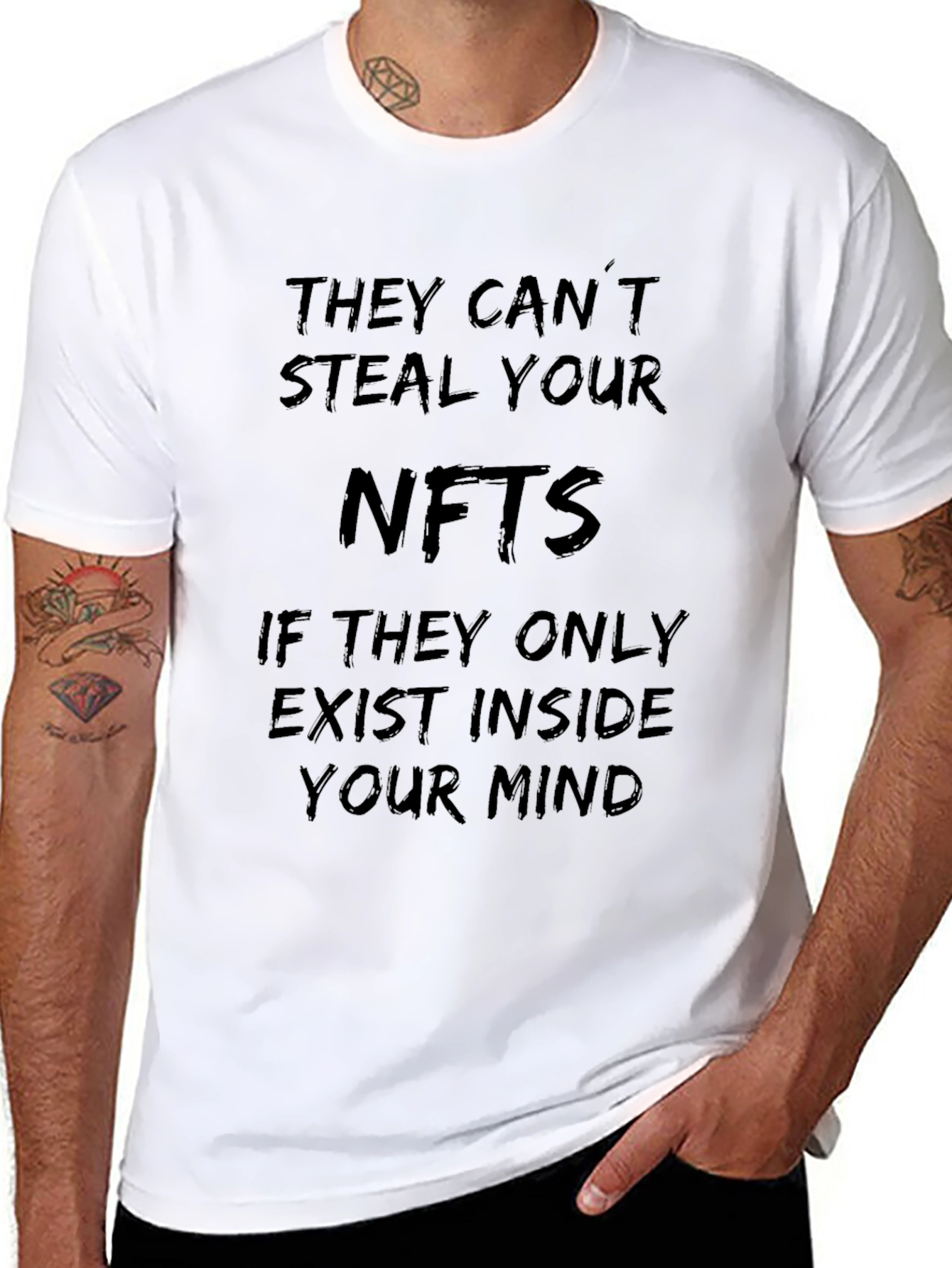 NFT Mind T-Shirt - They Cant Steal Your NFTs