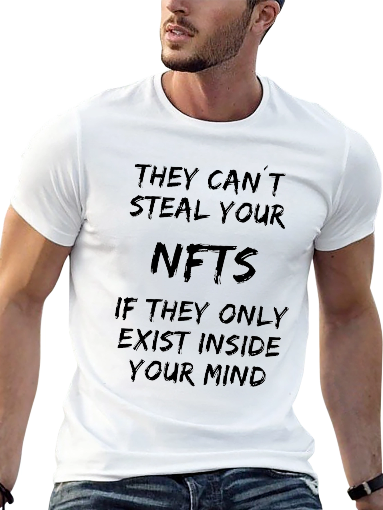 NFT Mind T-Shirt - They Cant Steal Your NFTs