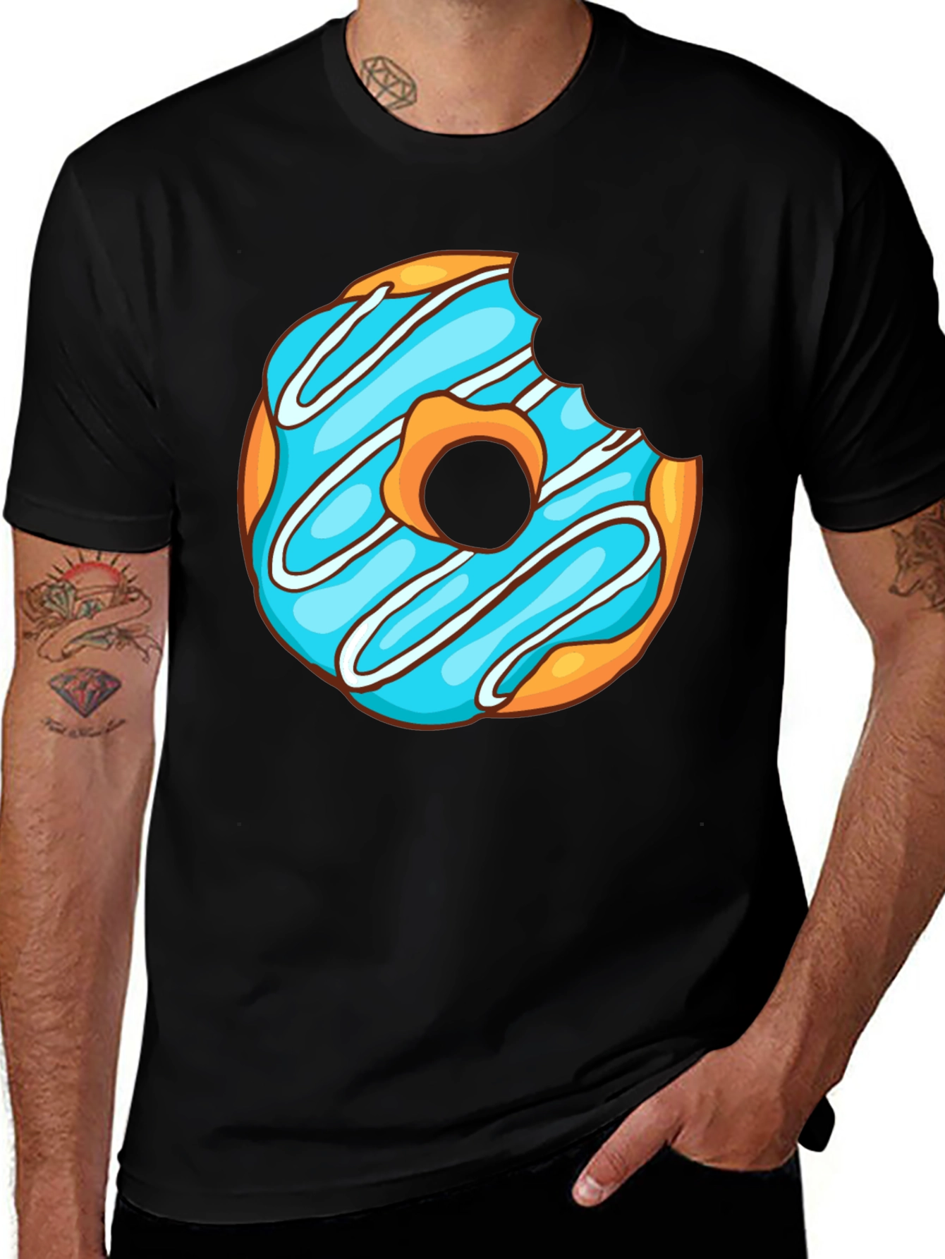 Donut Graphic Tee - Funny Dessert Lover T-Shirt