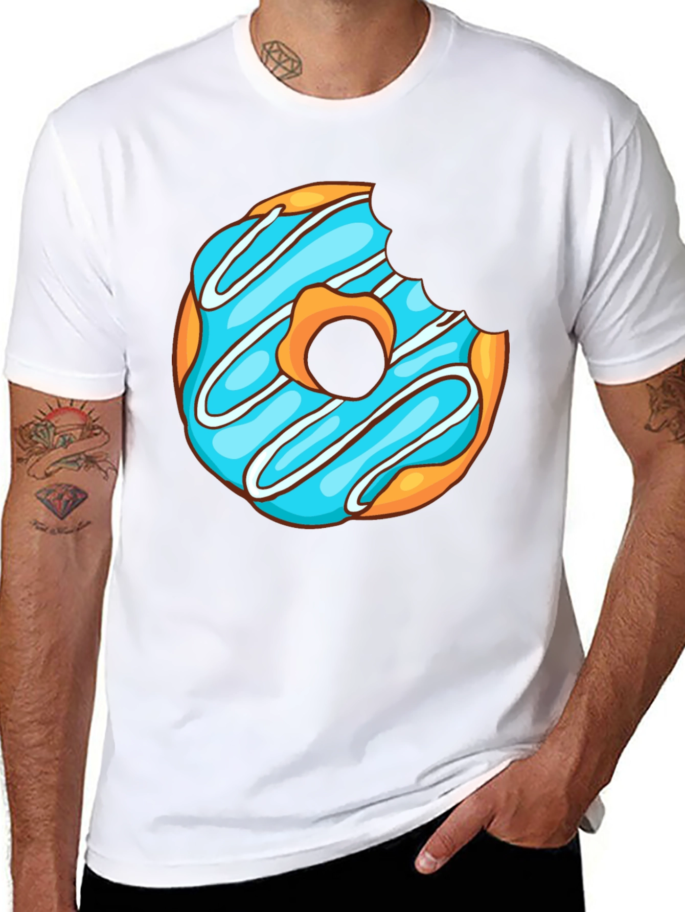 Donut Graphic Tee - Funny Dessert Lover T-Shirt