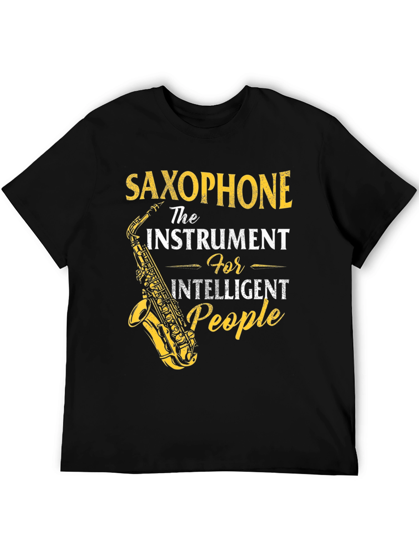 Saxophone Instrument Intelligent People T-Shirt