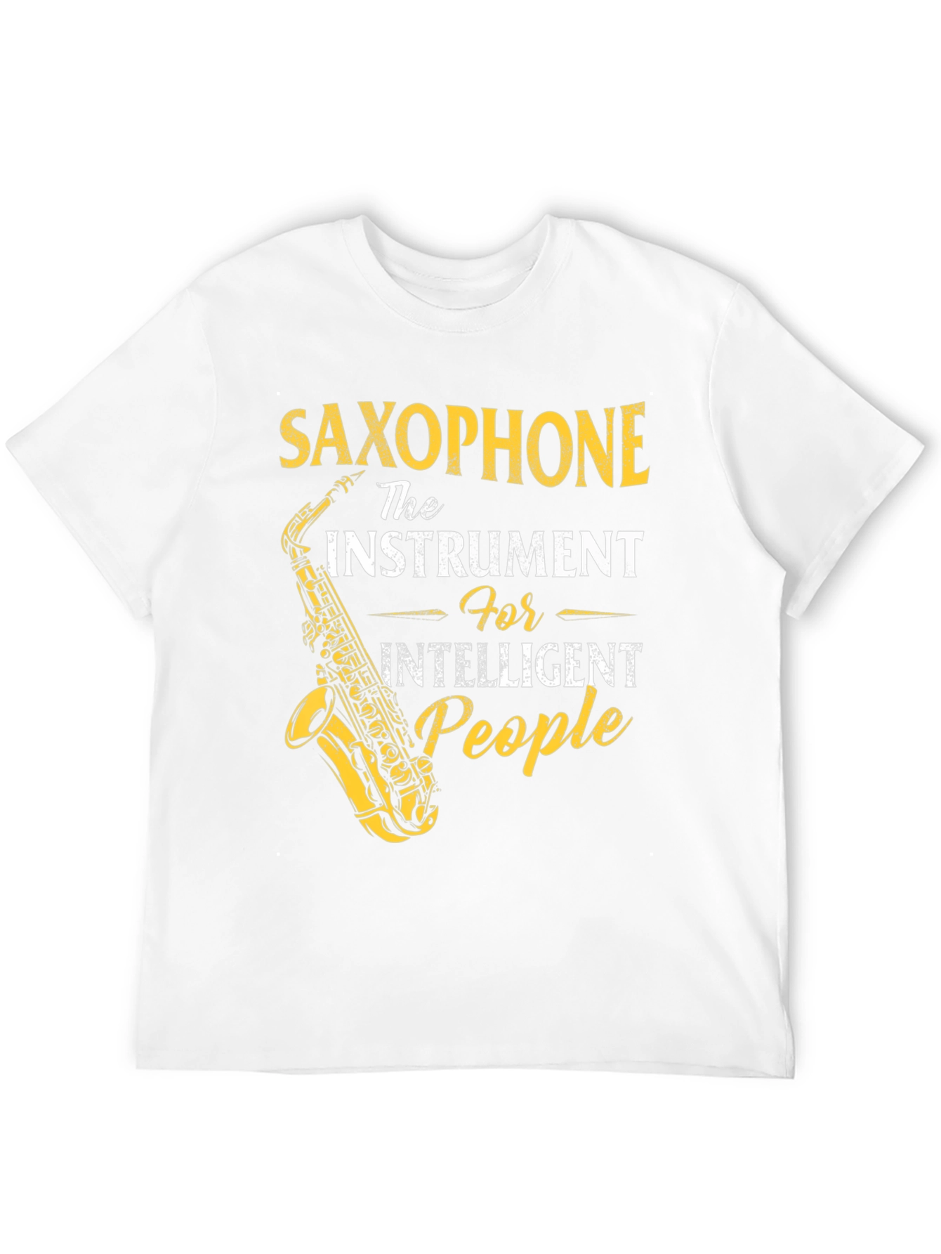 Saxophone Instrument Intelligent People T-Shirt