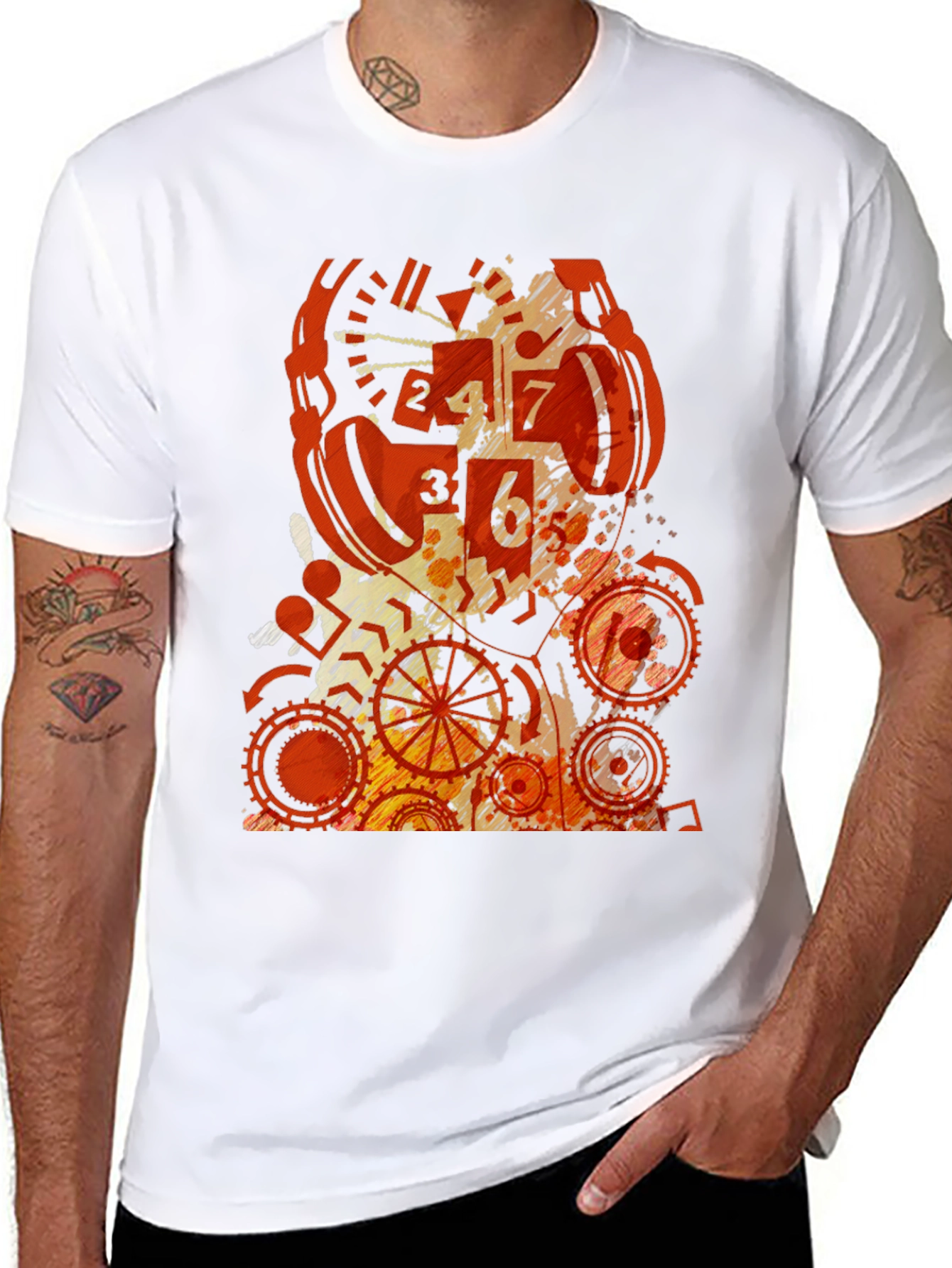 Gearhead Style Black T-Shirt