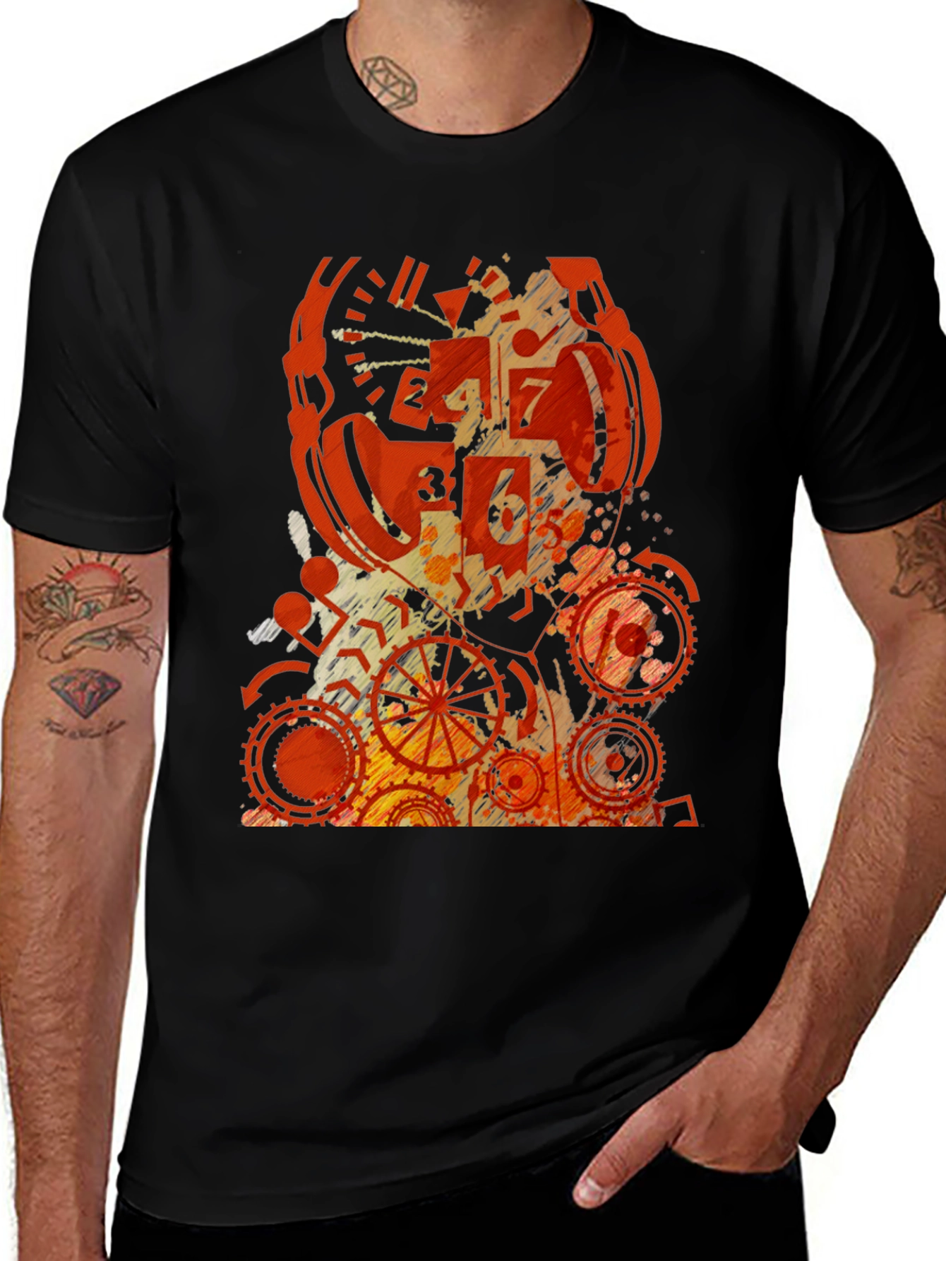Gearhead Style Black T-Shirt