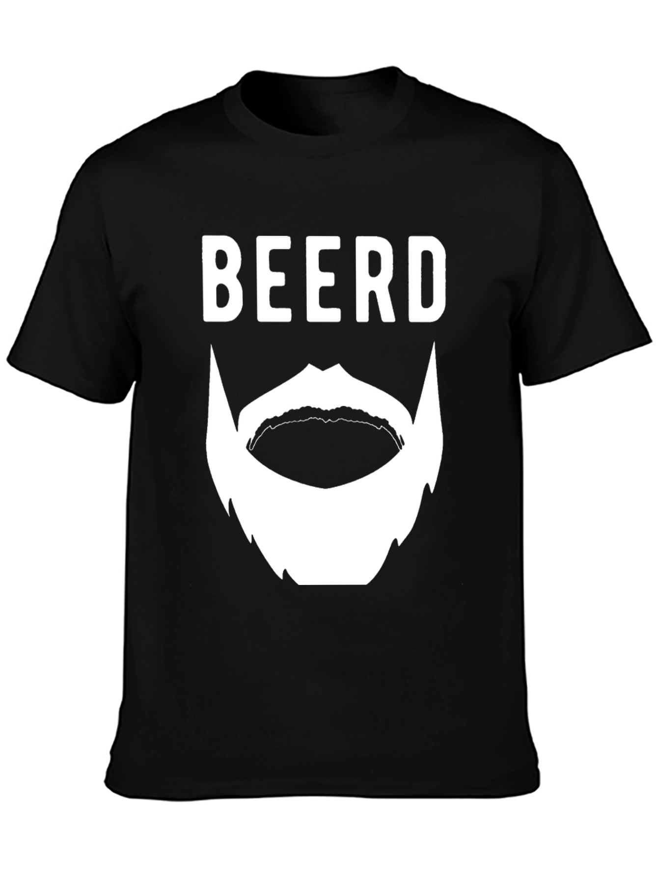BEERD Funny Graphic Mens T-Shirt - Black