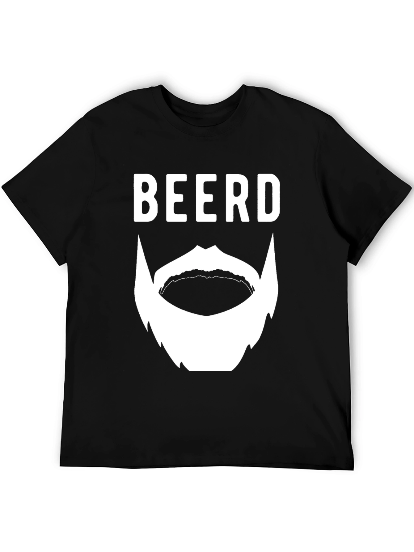 BEERD Funny Graphic Mens T-Shirt - Black