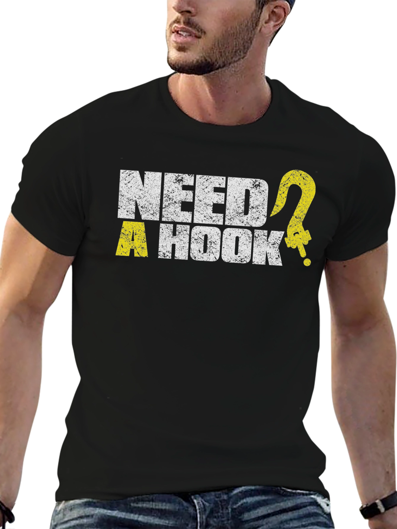 Need a Hook? Graphic Tee -  Humorous Design