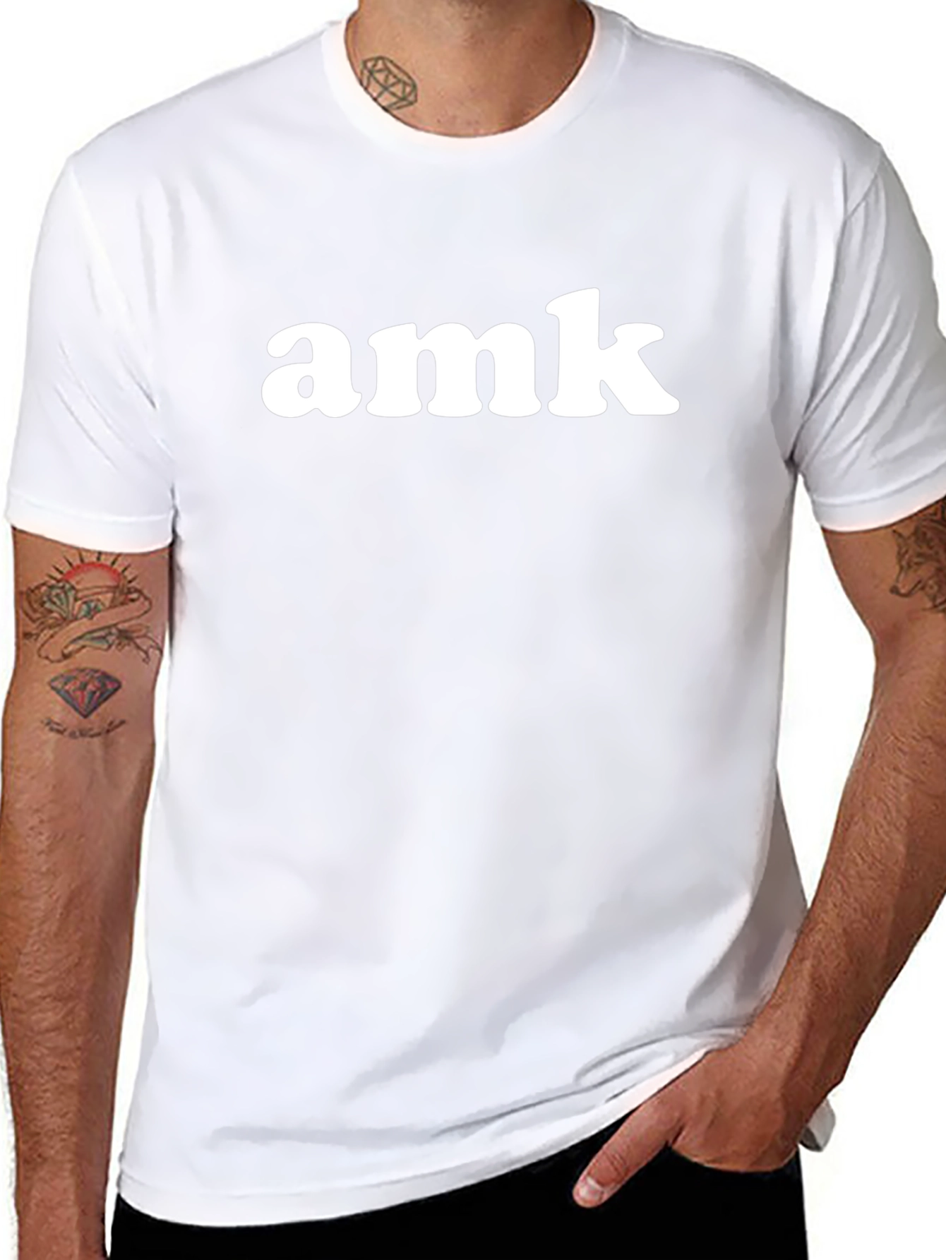 AMK Graphic Tee - Classic Black