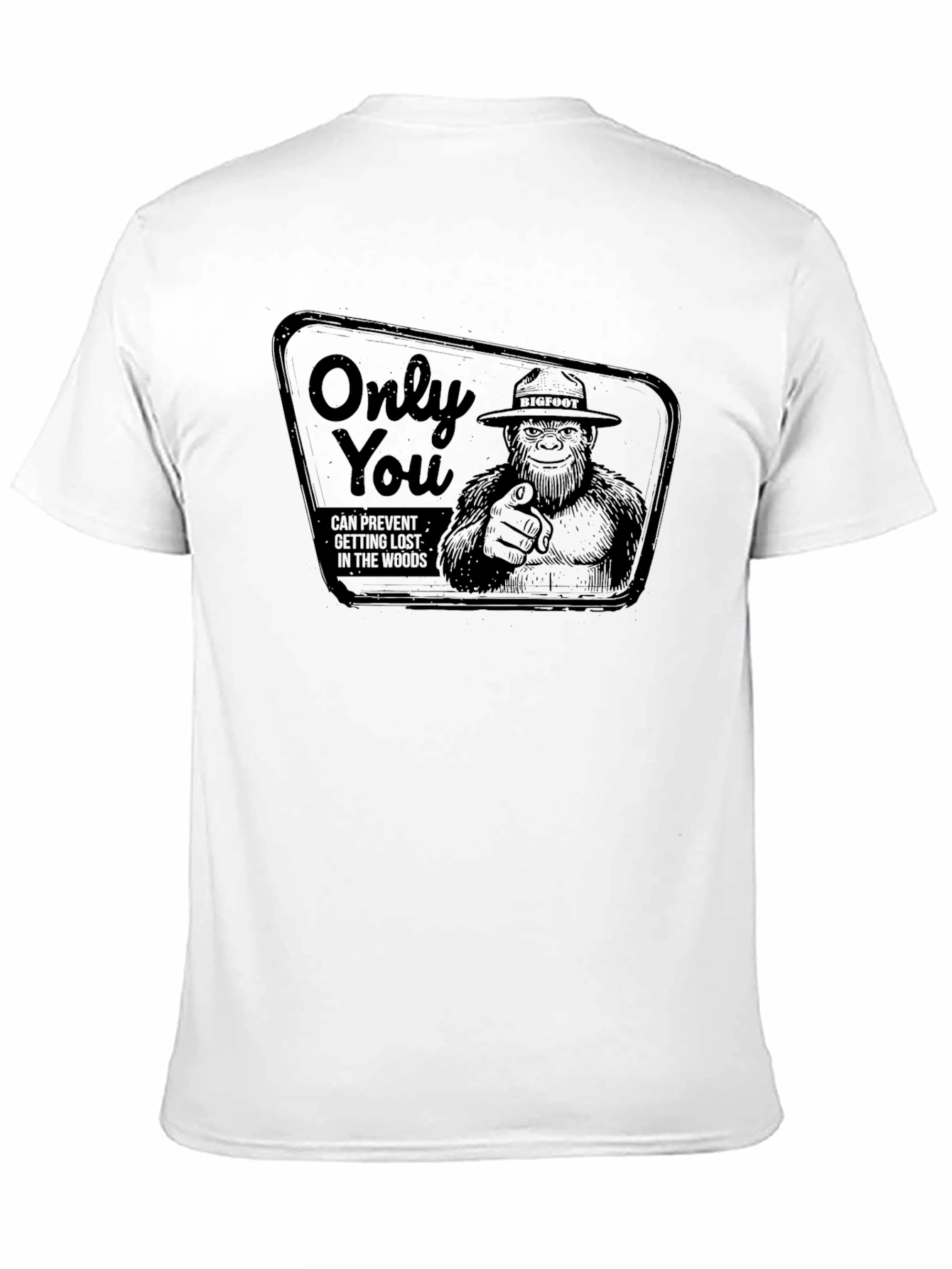 Bigfoot Only You Graphic T-Shirt - Black
