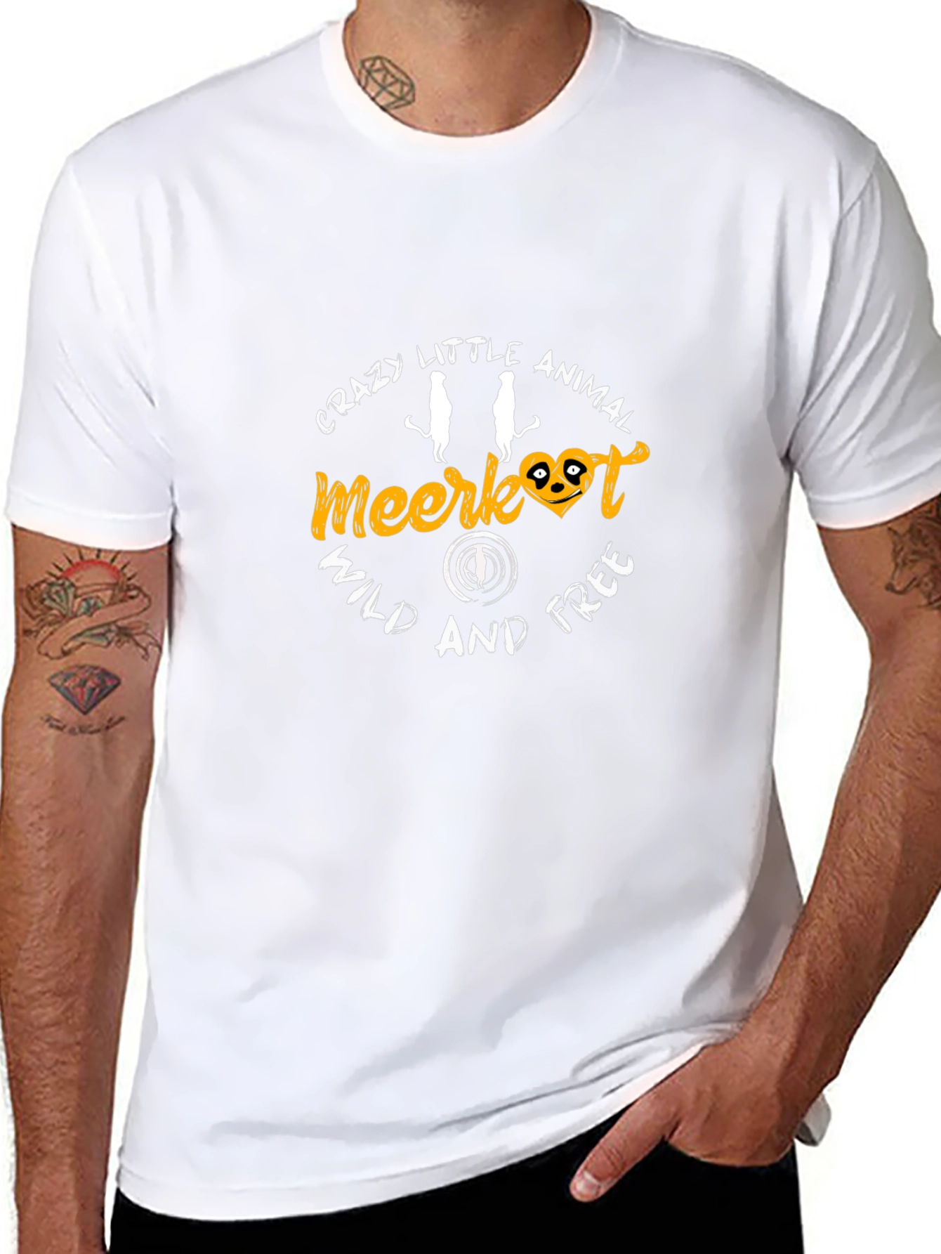 Meerkat T-Shirt - Crazy Little Animal Wild & Free