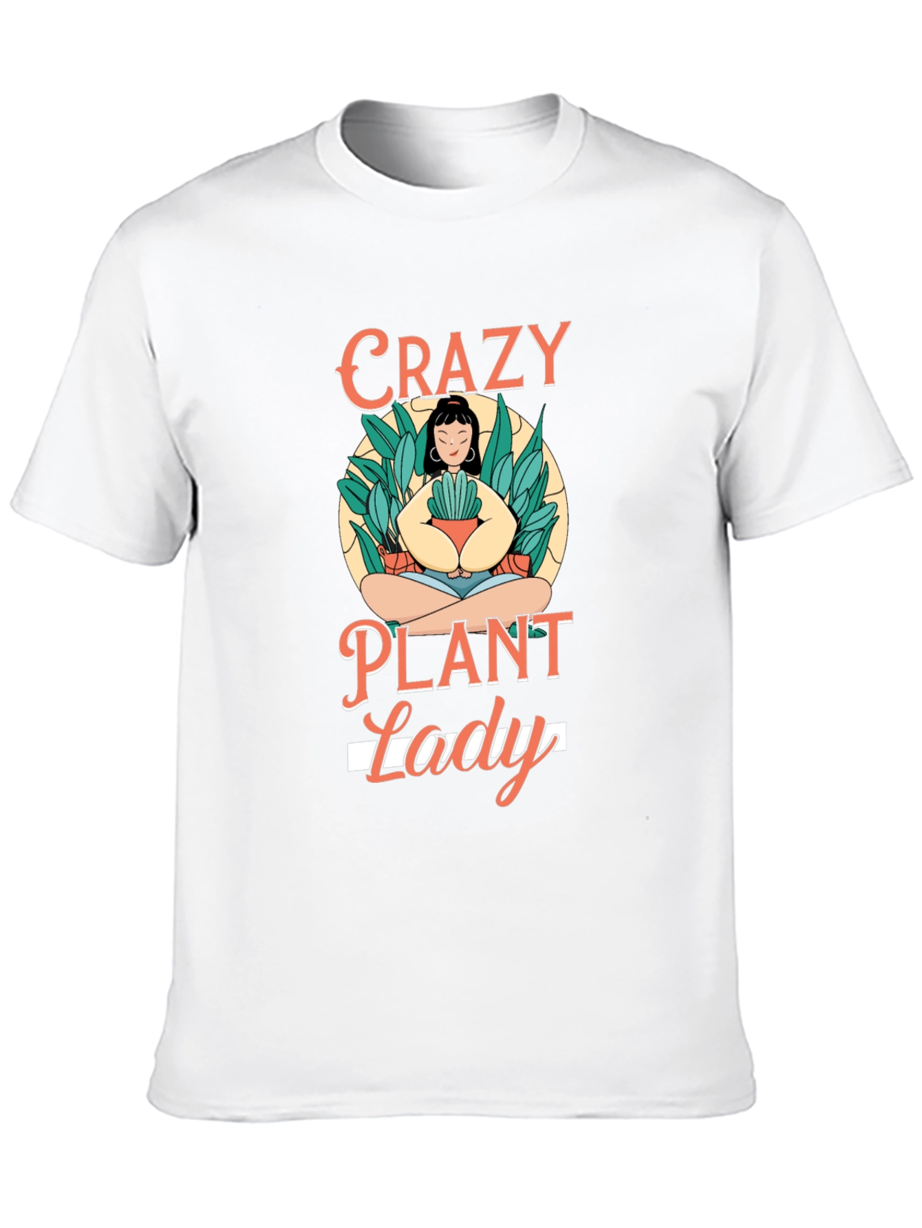 Crazy Plant Lady Graphic Tee - Black T-Shirt