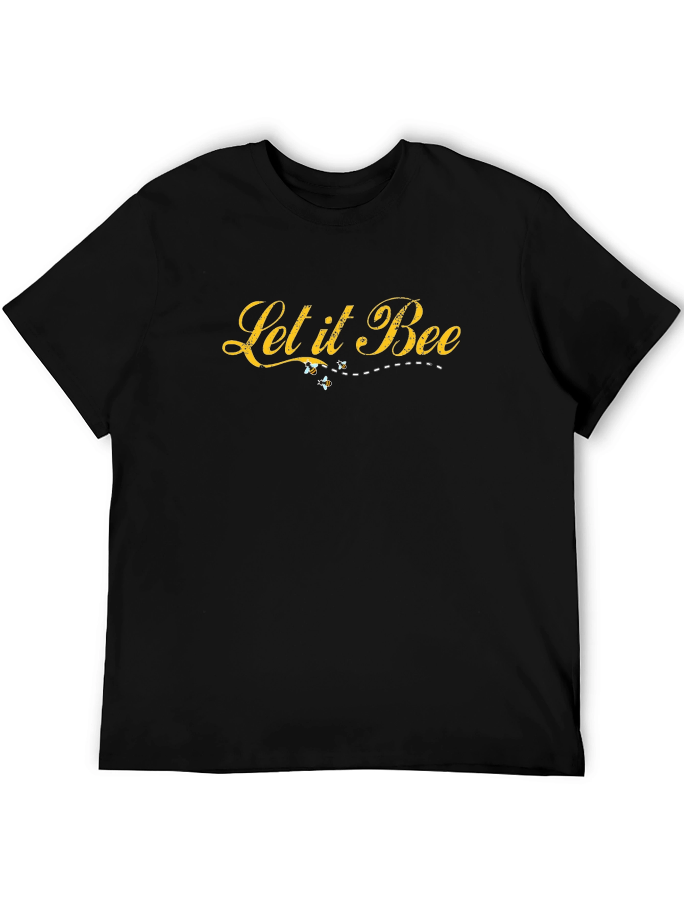 Let it Bee Graphic T-Shirt - Black Cotton Tee