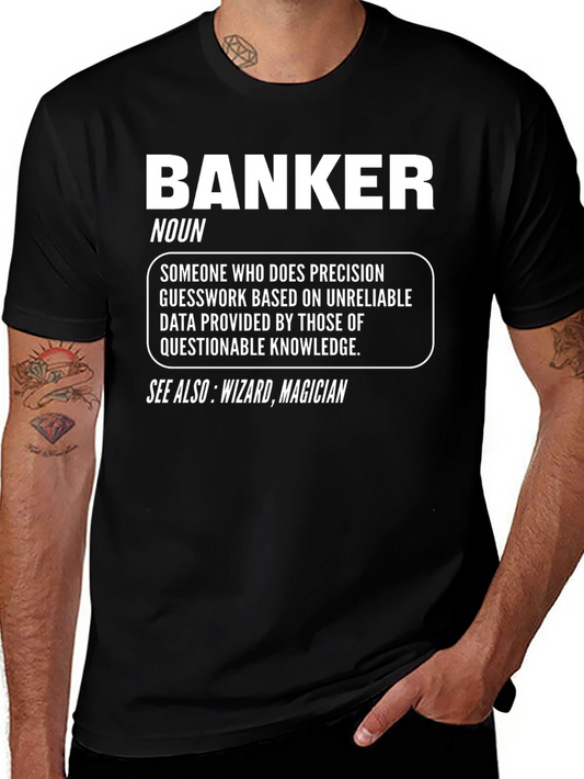 Banker Definition Novelty Graphic Tee
