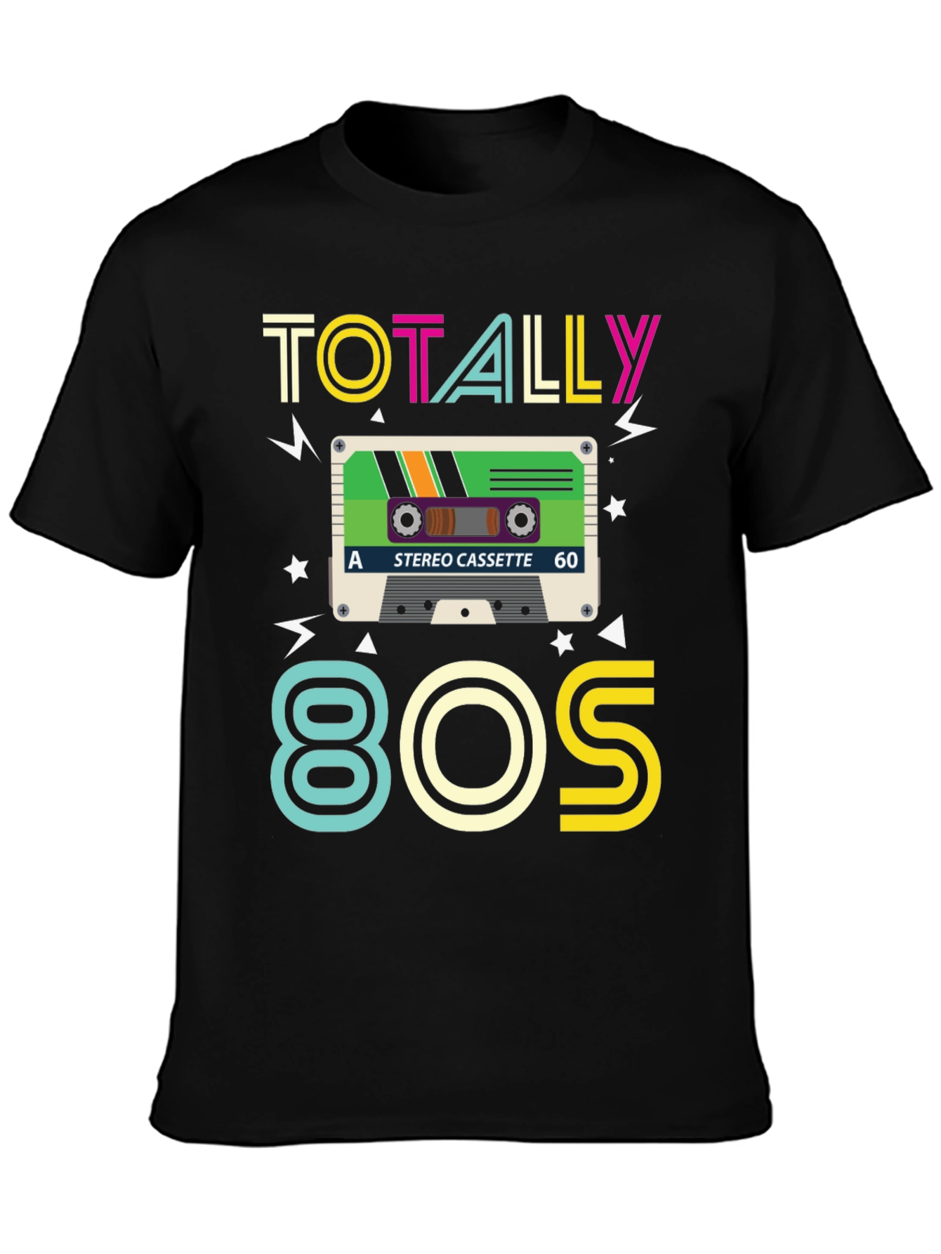 Totally 80s Retro Cassette T-Shirt