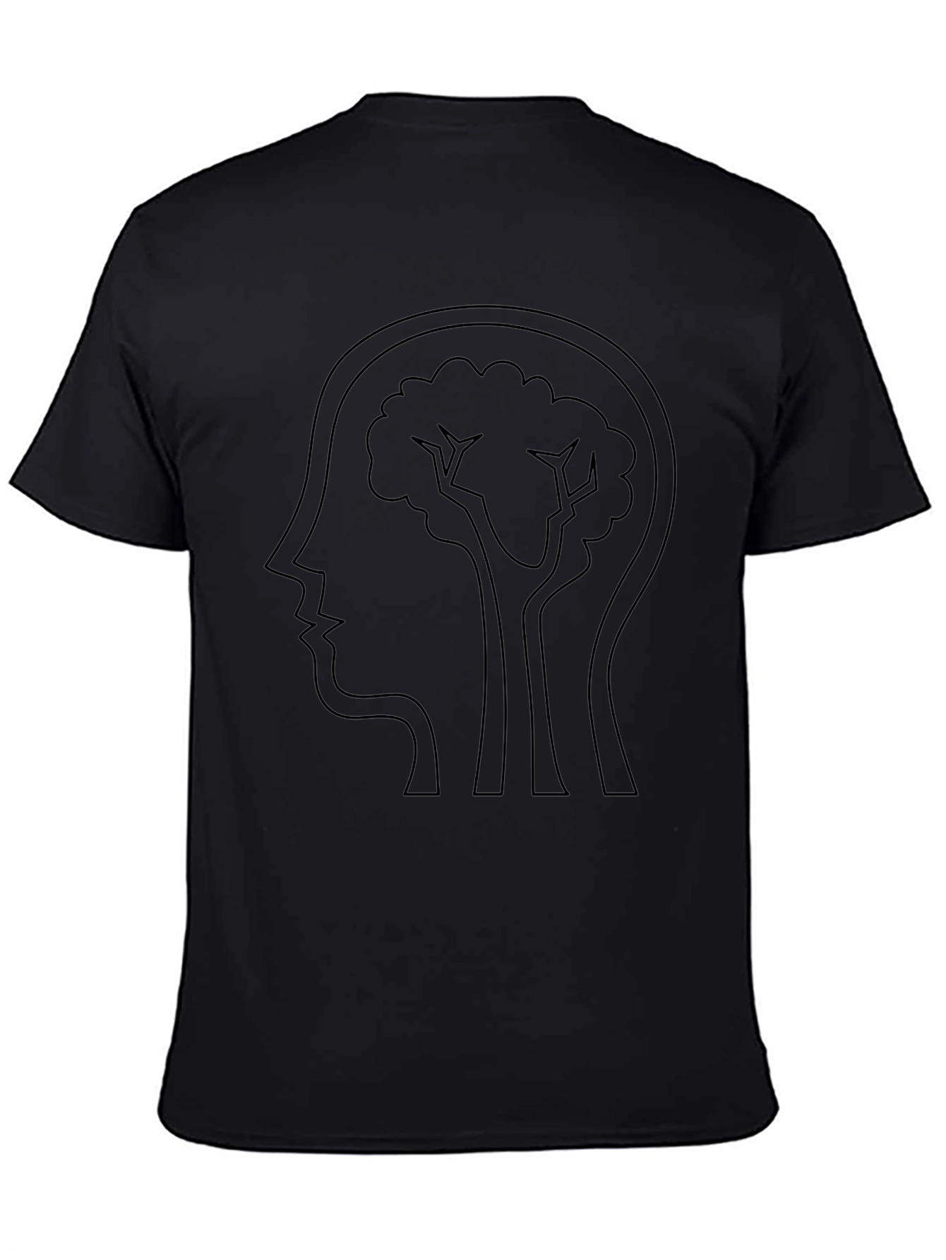 Brain Tree Graphic Tee - Mindful Nature T-Shirt