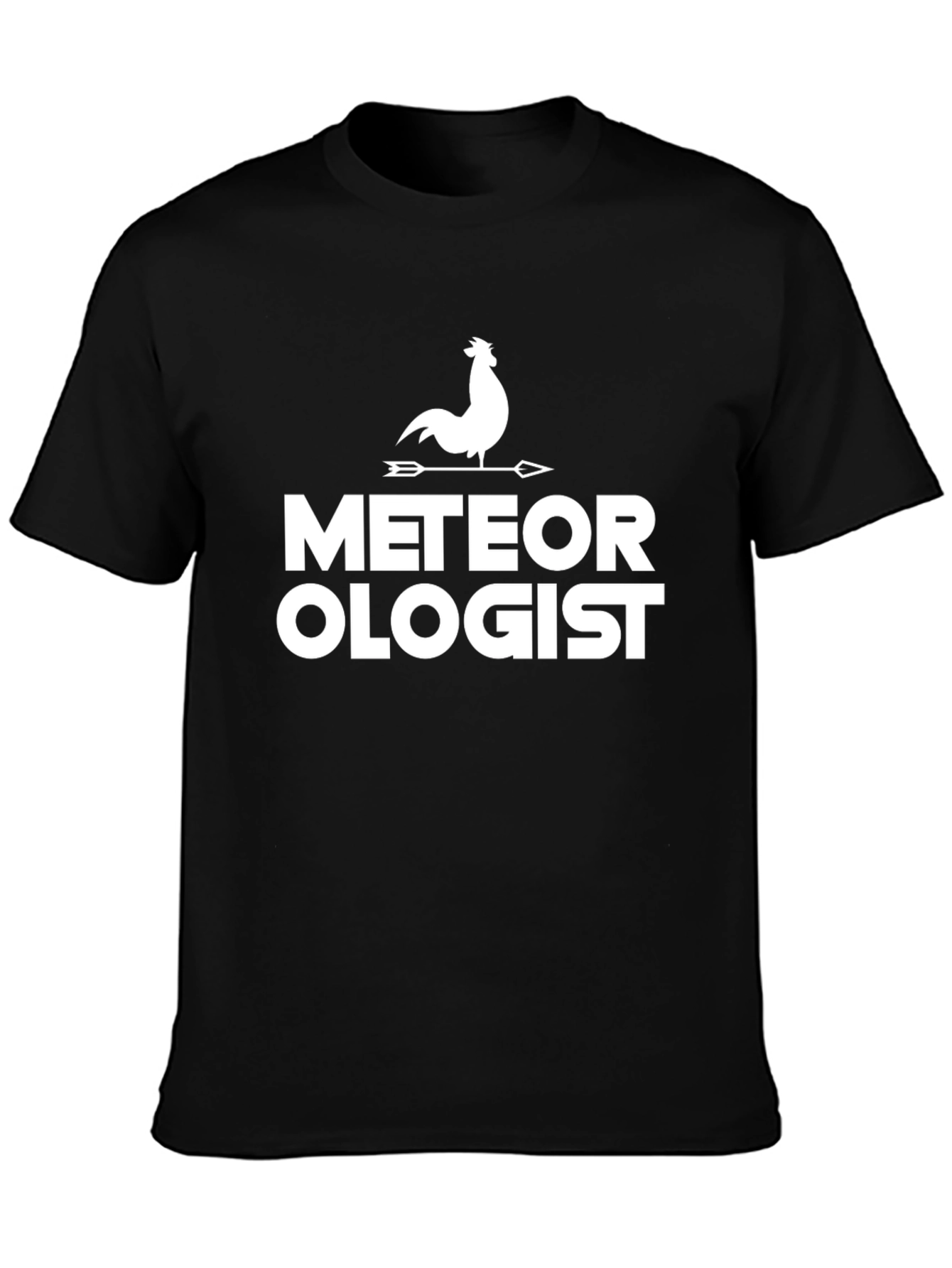Meteorologist Rooster Weathervane T-Shirt