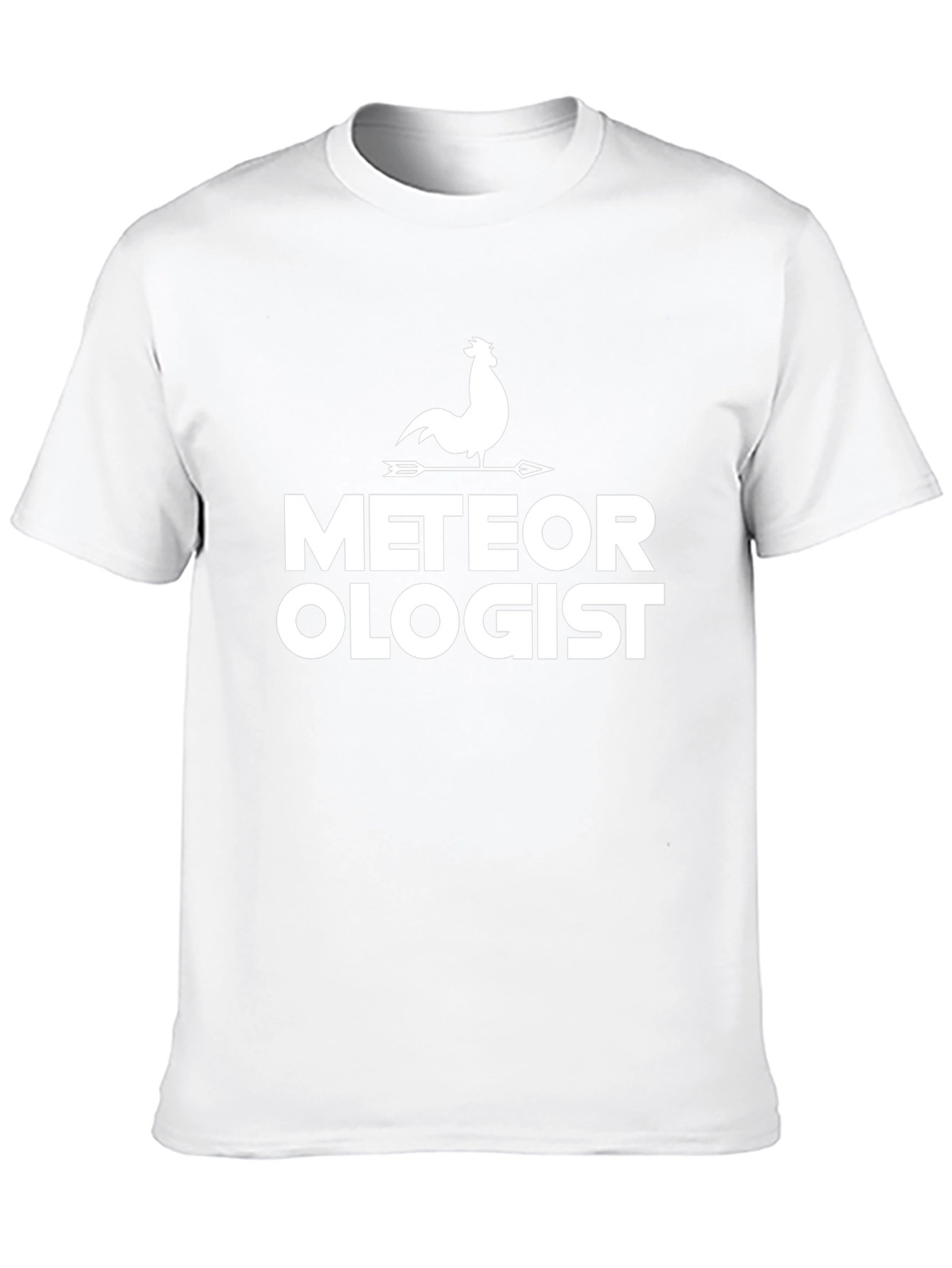 Meteorologist Rooster Weathervane T-Shirt