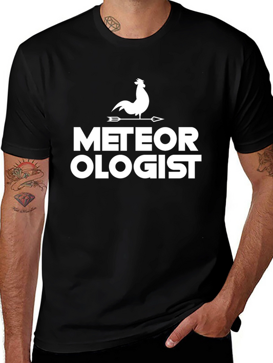 Meteorologist Rooster Weathervane T-Shirt