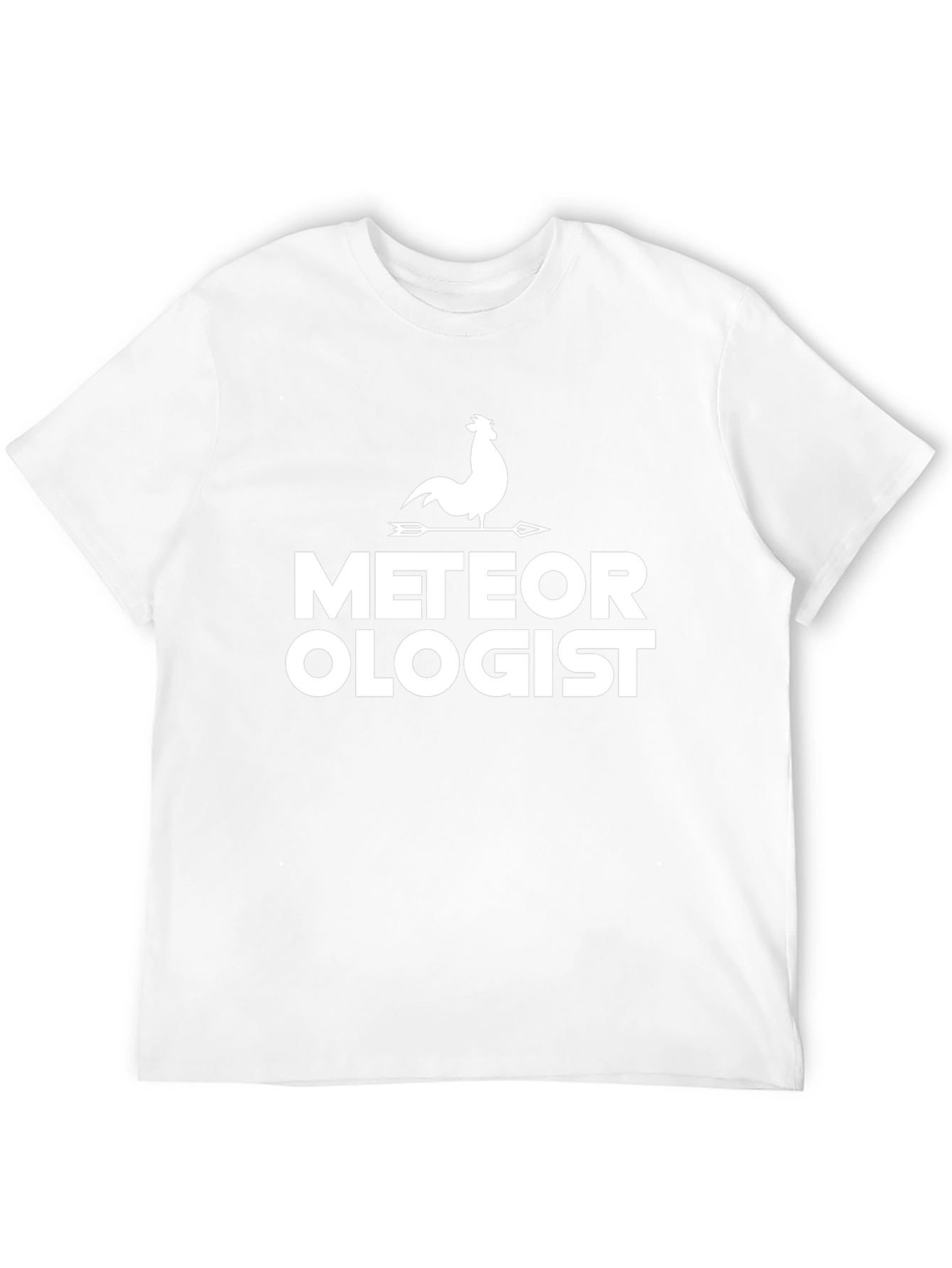 Meteorologist Rooster Weathervane T-Shirt