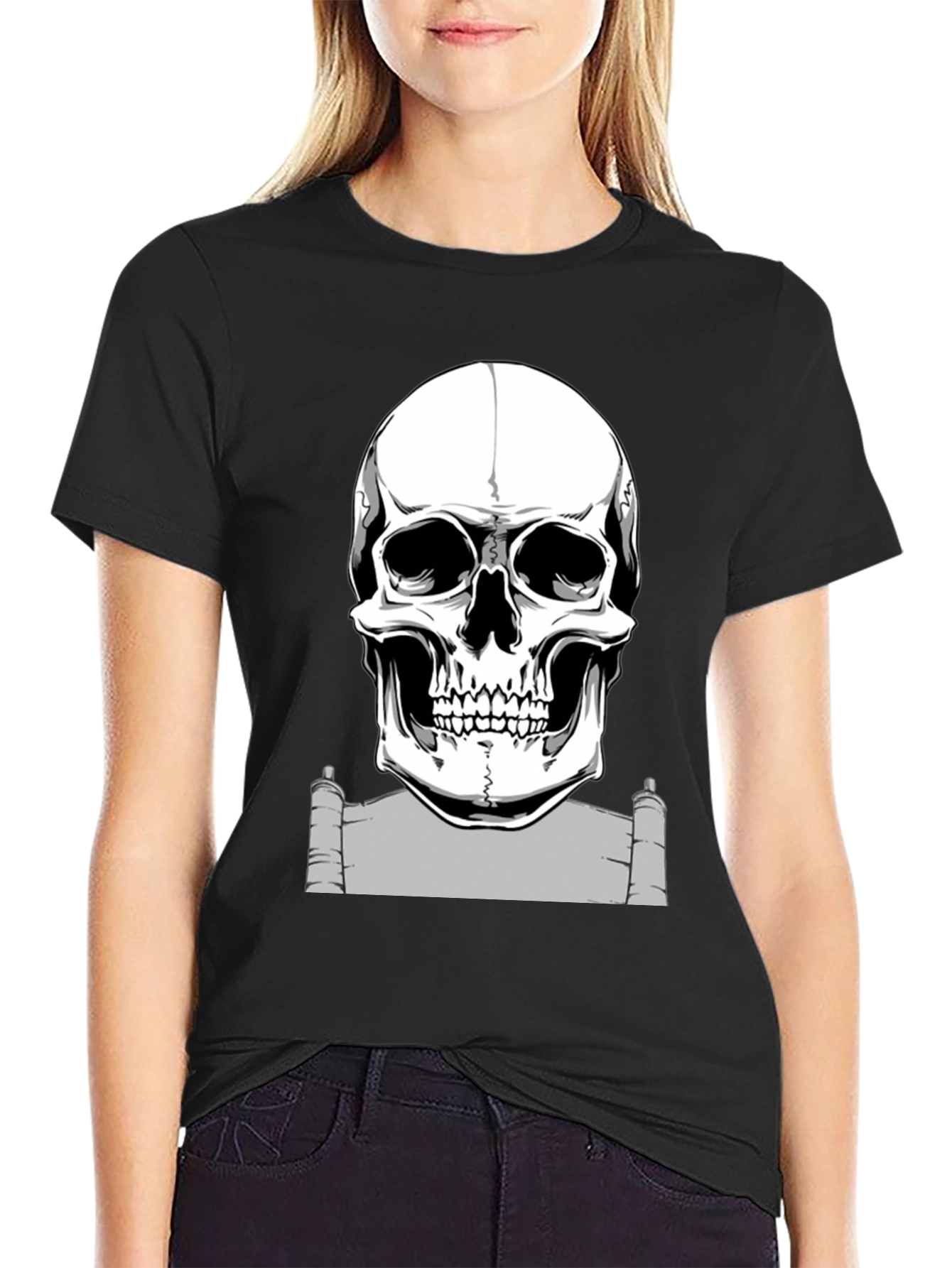 Skull Graphic Black T-Shirt