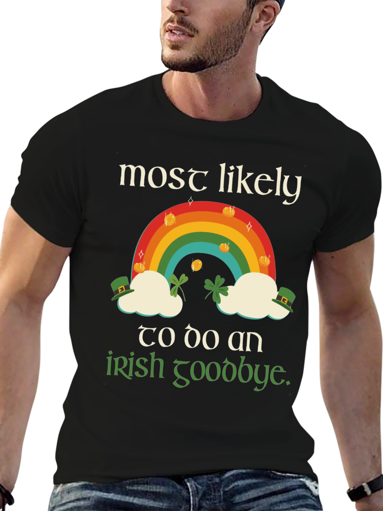 St. Patricks Day Rainbow Irish Goodbye T-Shirt