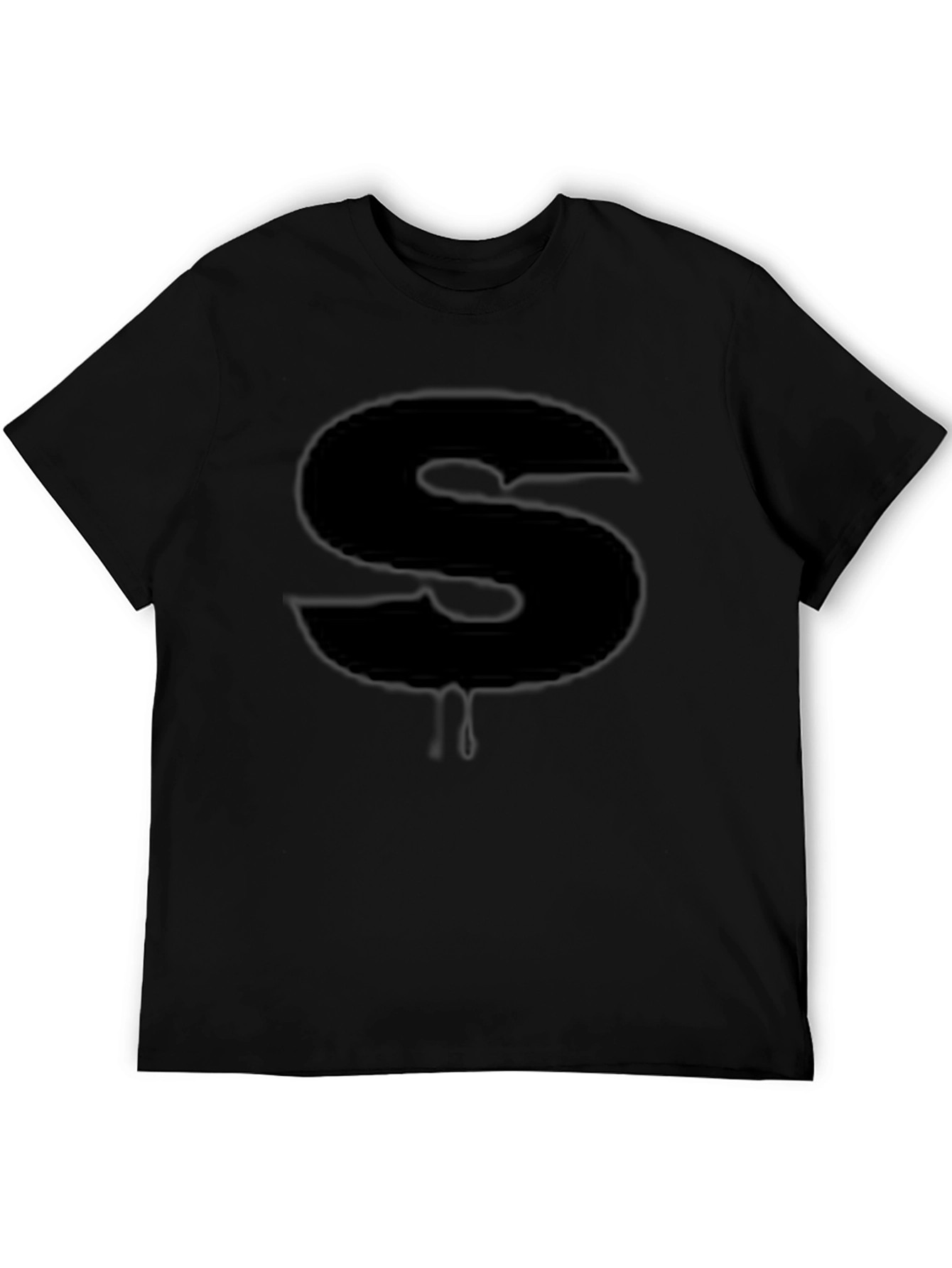 Modern Black S Graphic T-Shirt