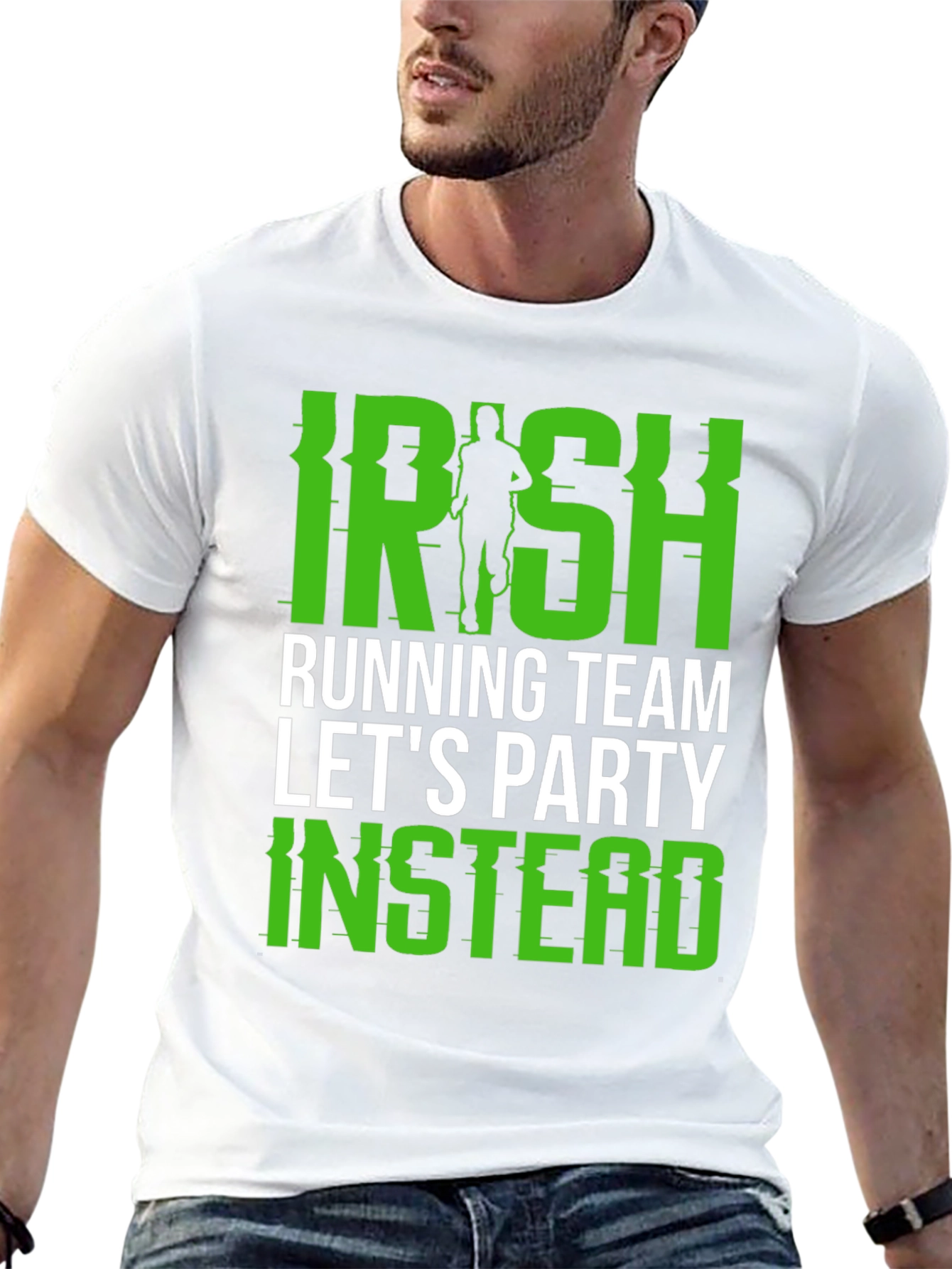 Irish Running Team Party Tee - Black