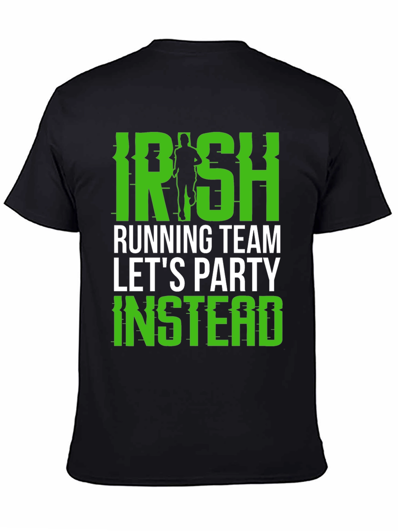 Irish Running Team Party Tee - Black