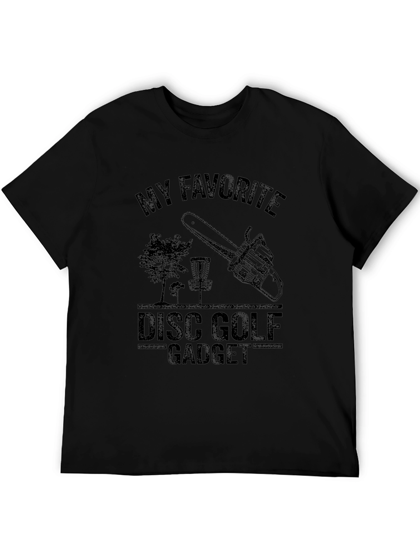 My Favorite Disc Golf Gadget Black T-Shirt