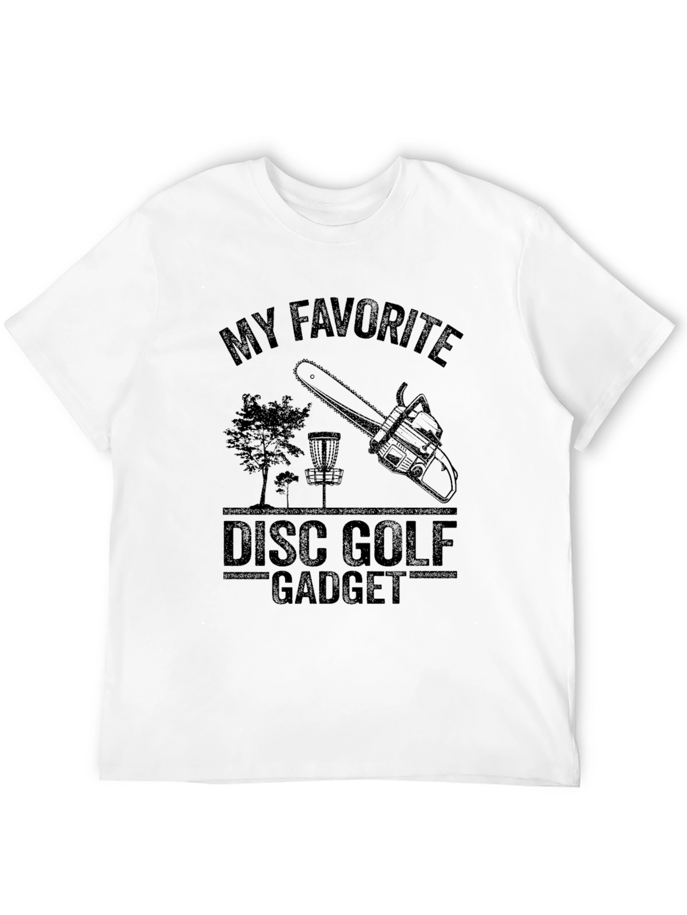 My Favorite Disc Golf Gadget Black T-Shirt