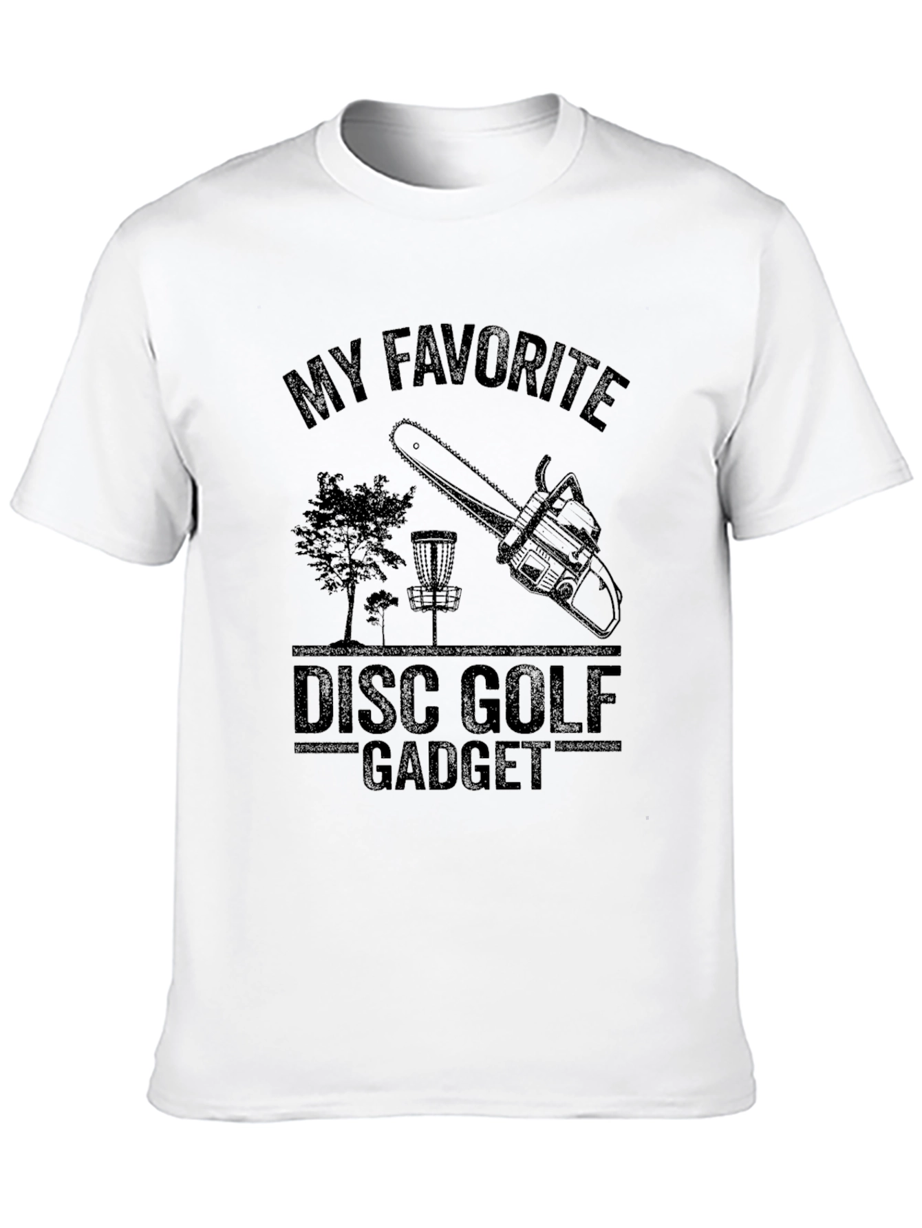 My Favorite Disc Golf Gadget Black T-Shirt