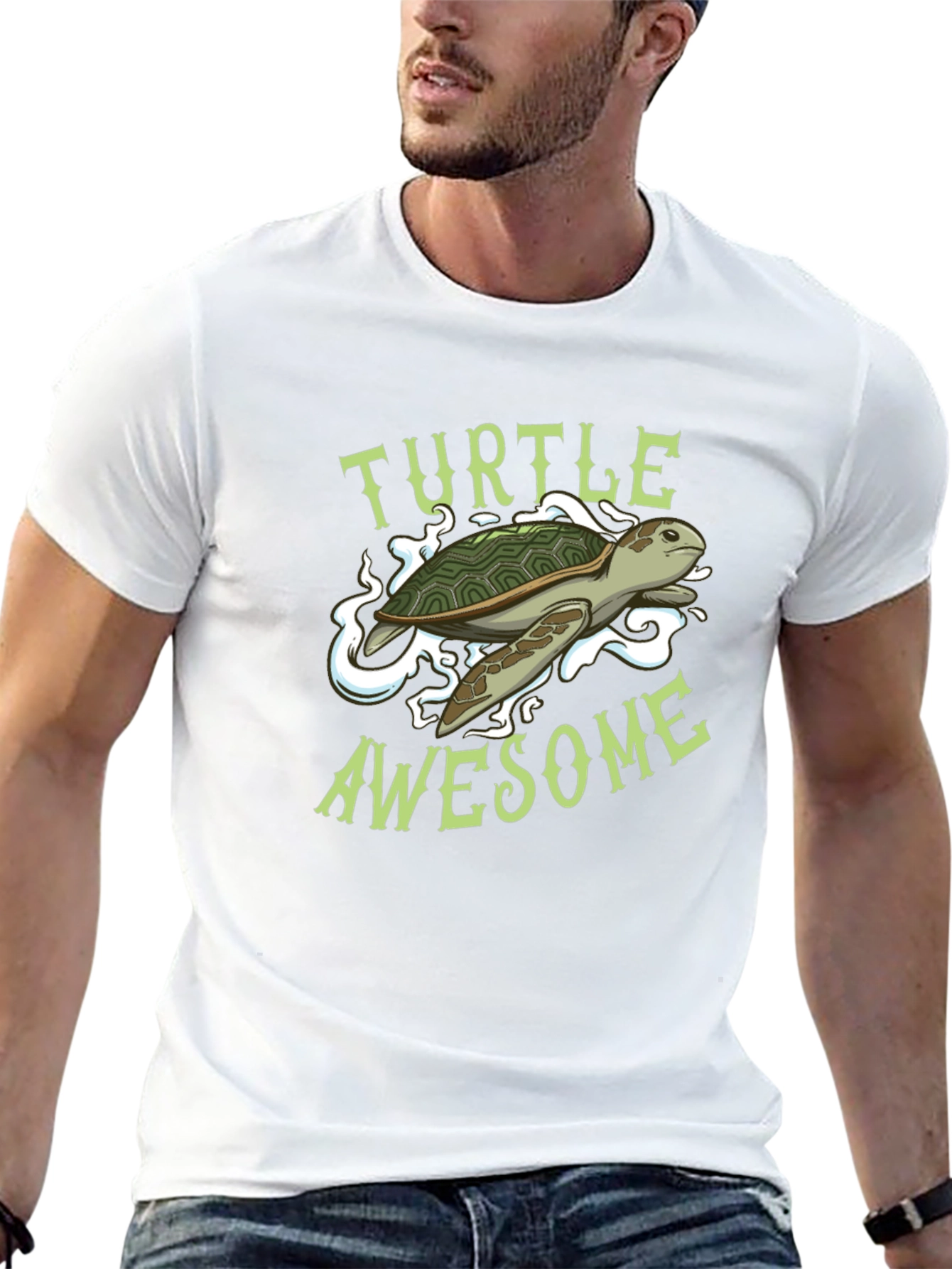 Turtle Awesome Graphic T-Shirt