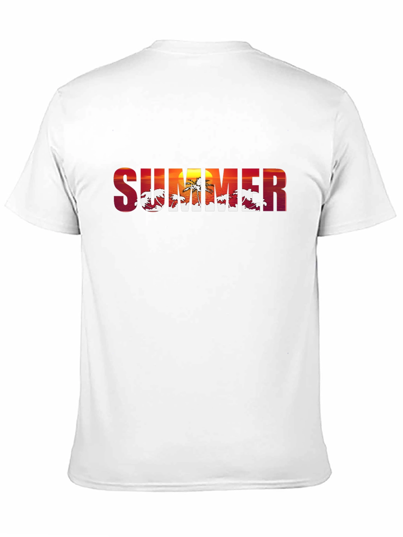 Summer Sunset Graphic T-Shirt - Tropical Vibes