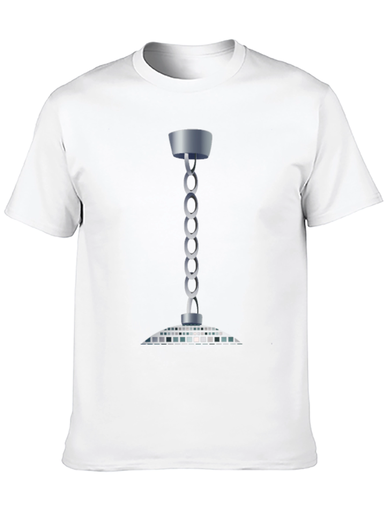 Disco Ball Chain T-Shirt - Retro Party Style