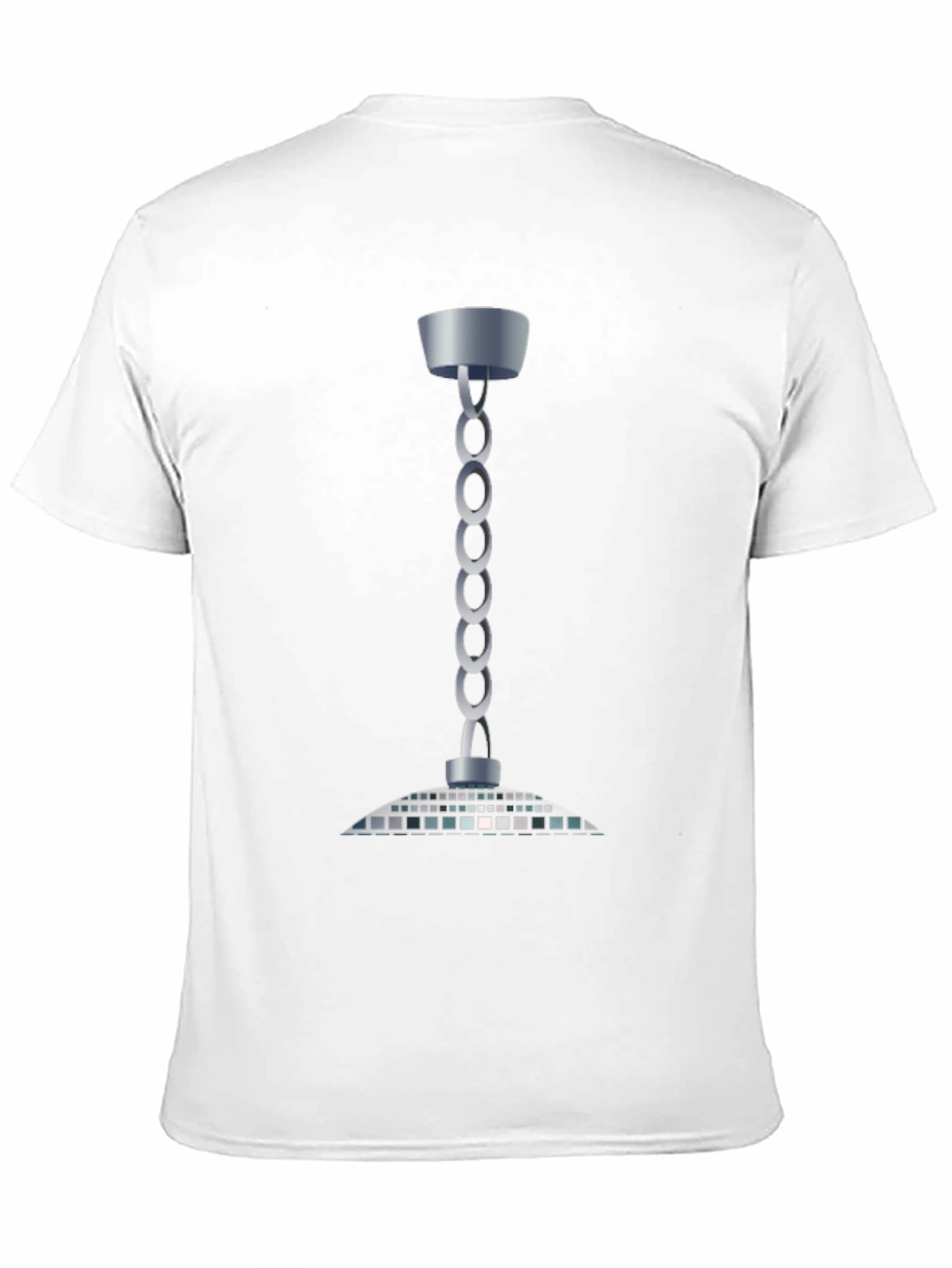 Disco Ball Chain T-Shirt - Retro Party Style