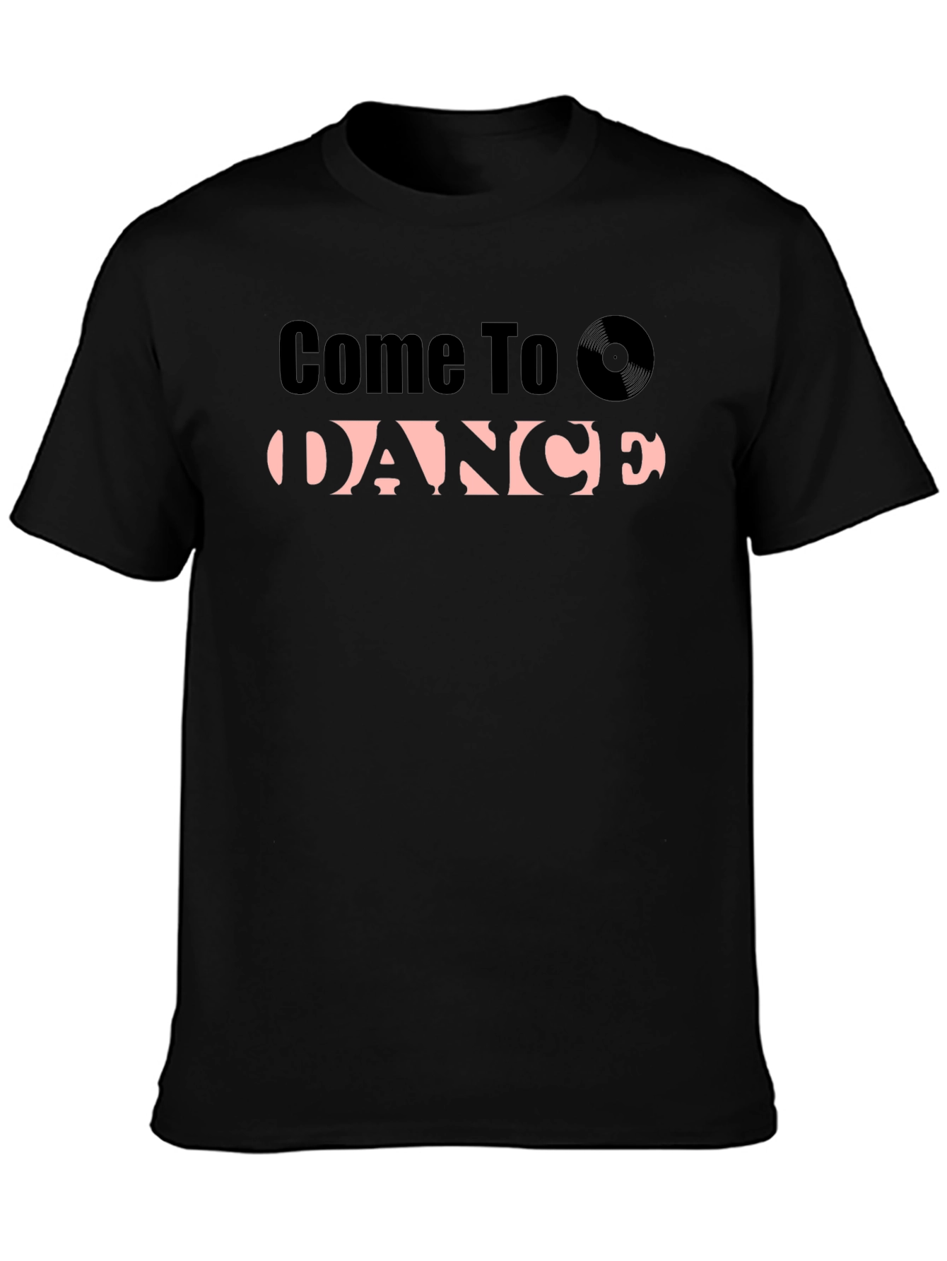 Come To Dance Black Graphic Tee