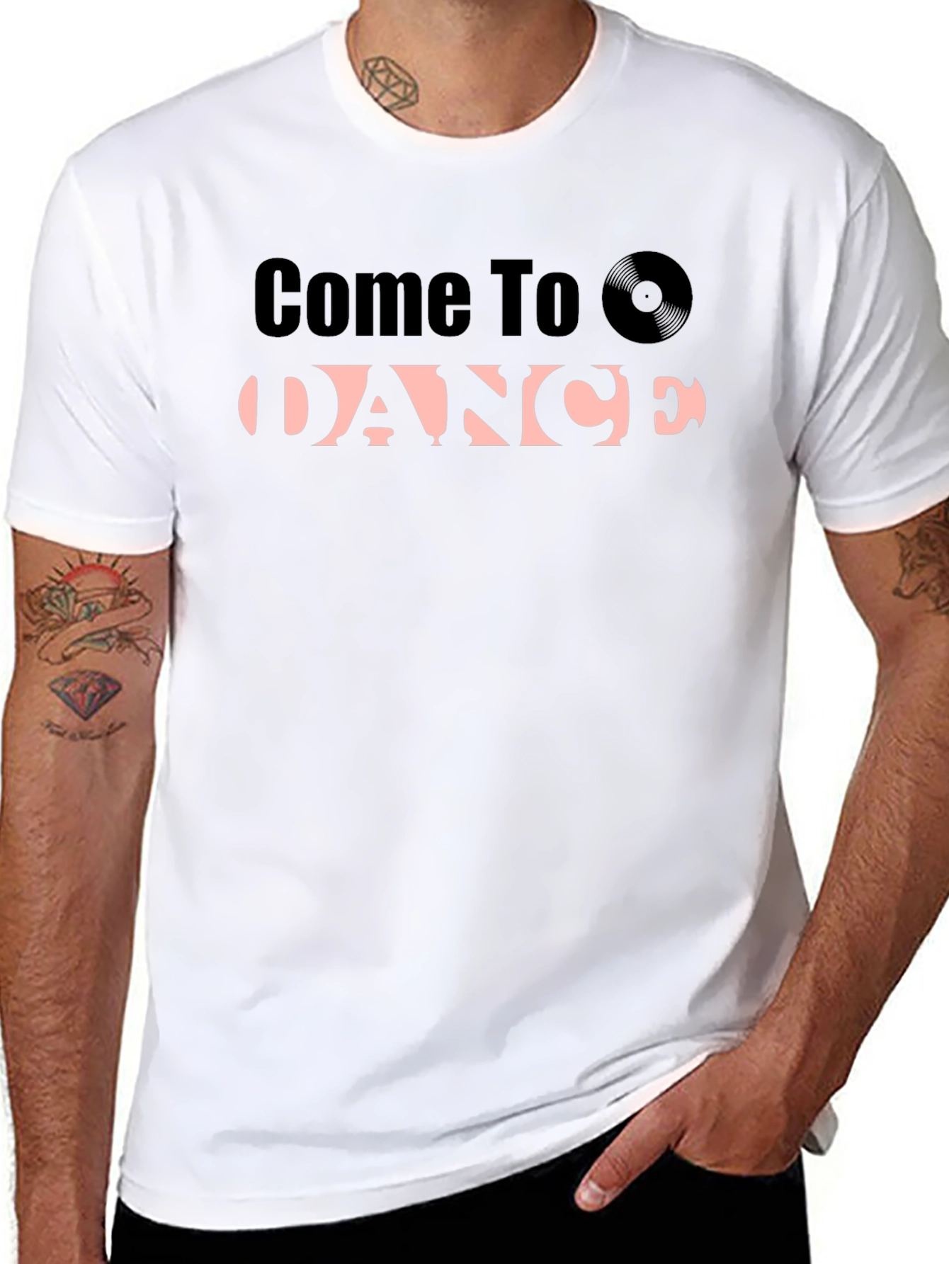 Come To Dance Black Graphic Tee