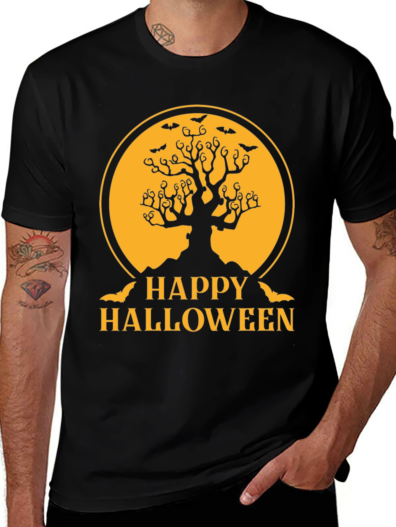Halloween Tree Graphic Tee