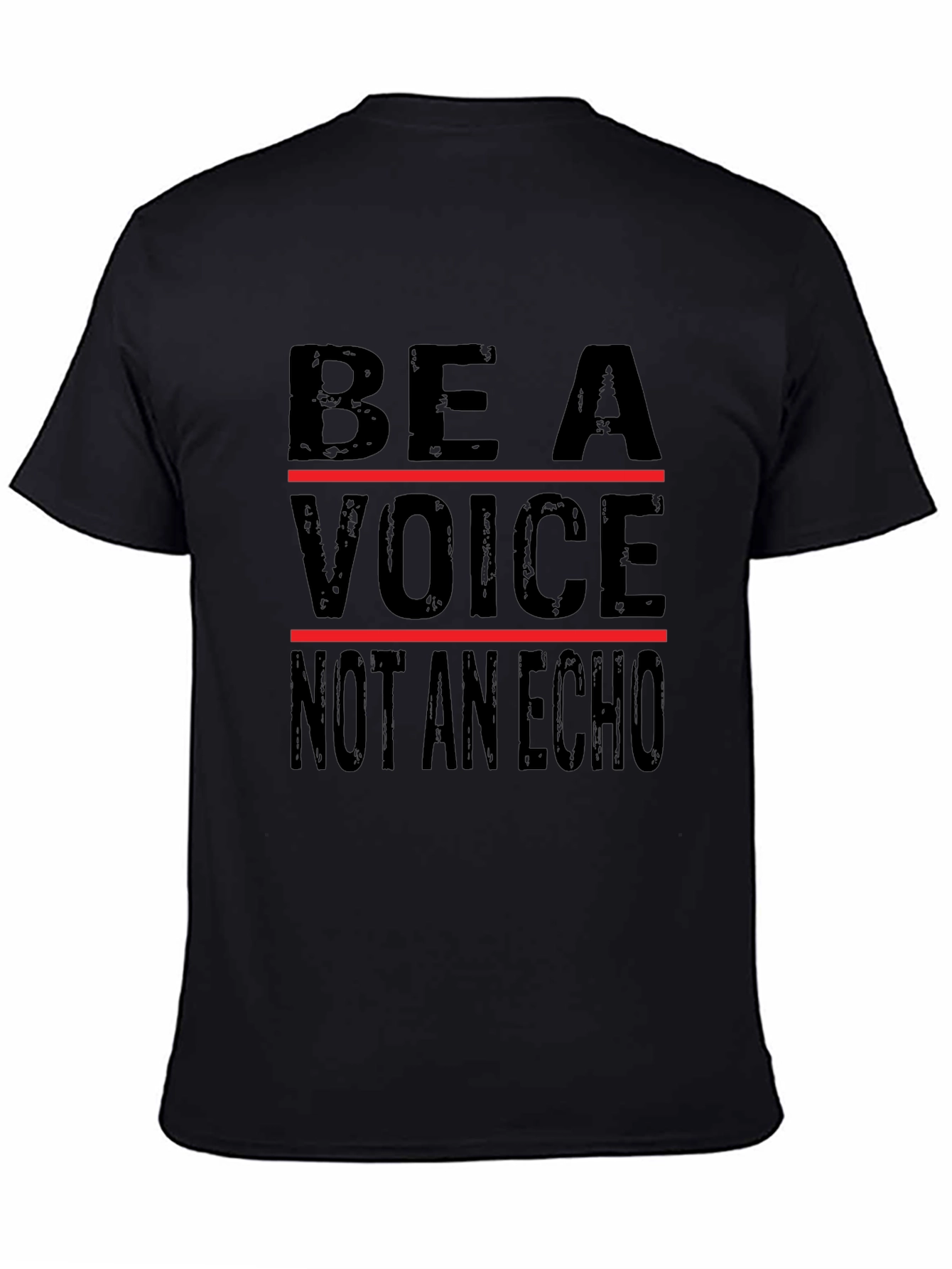 Be A Voice Graphic T-Shirt - Black
