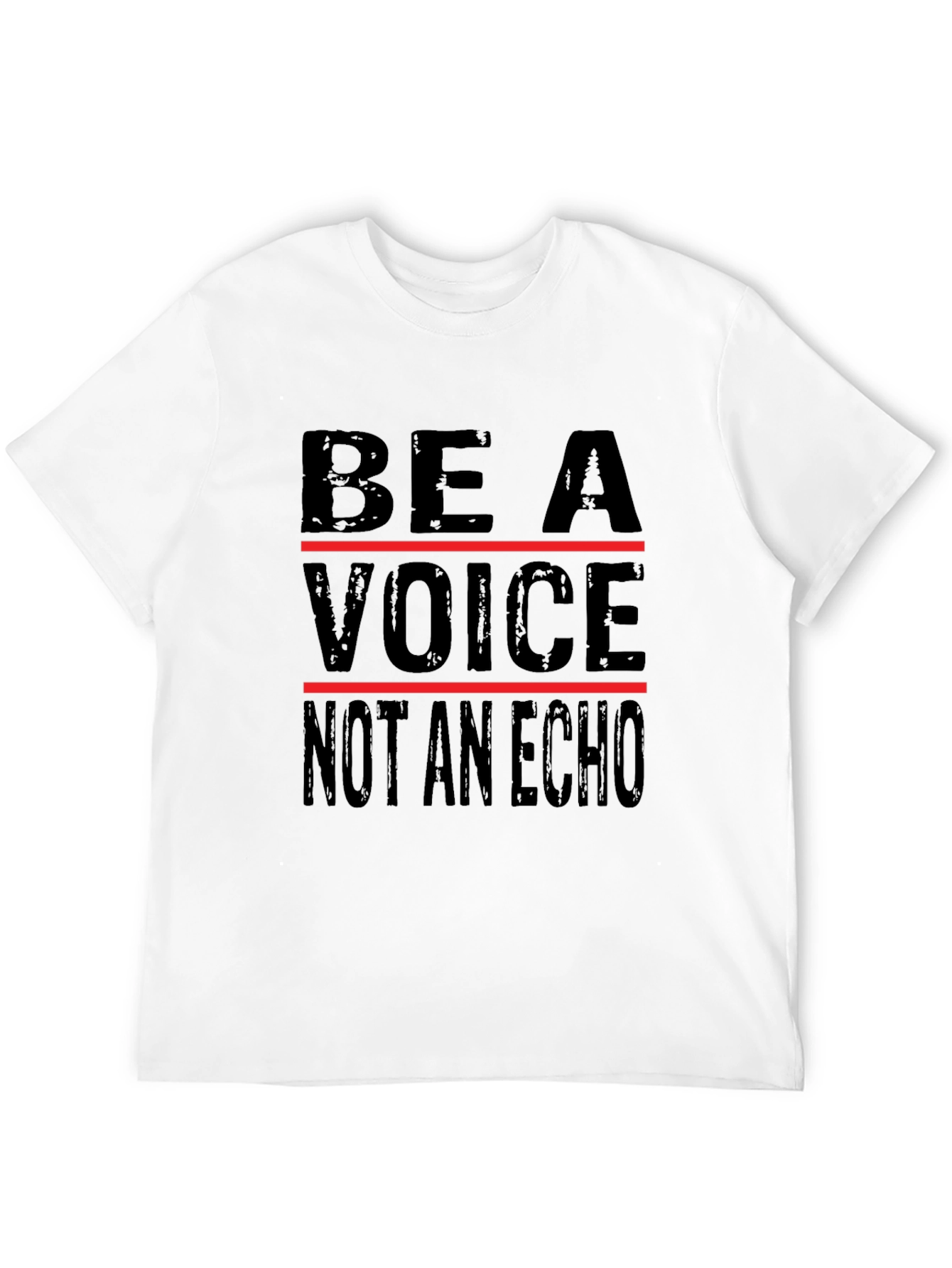 Be A Voice Graphic T-Shirt - Black