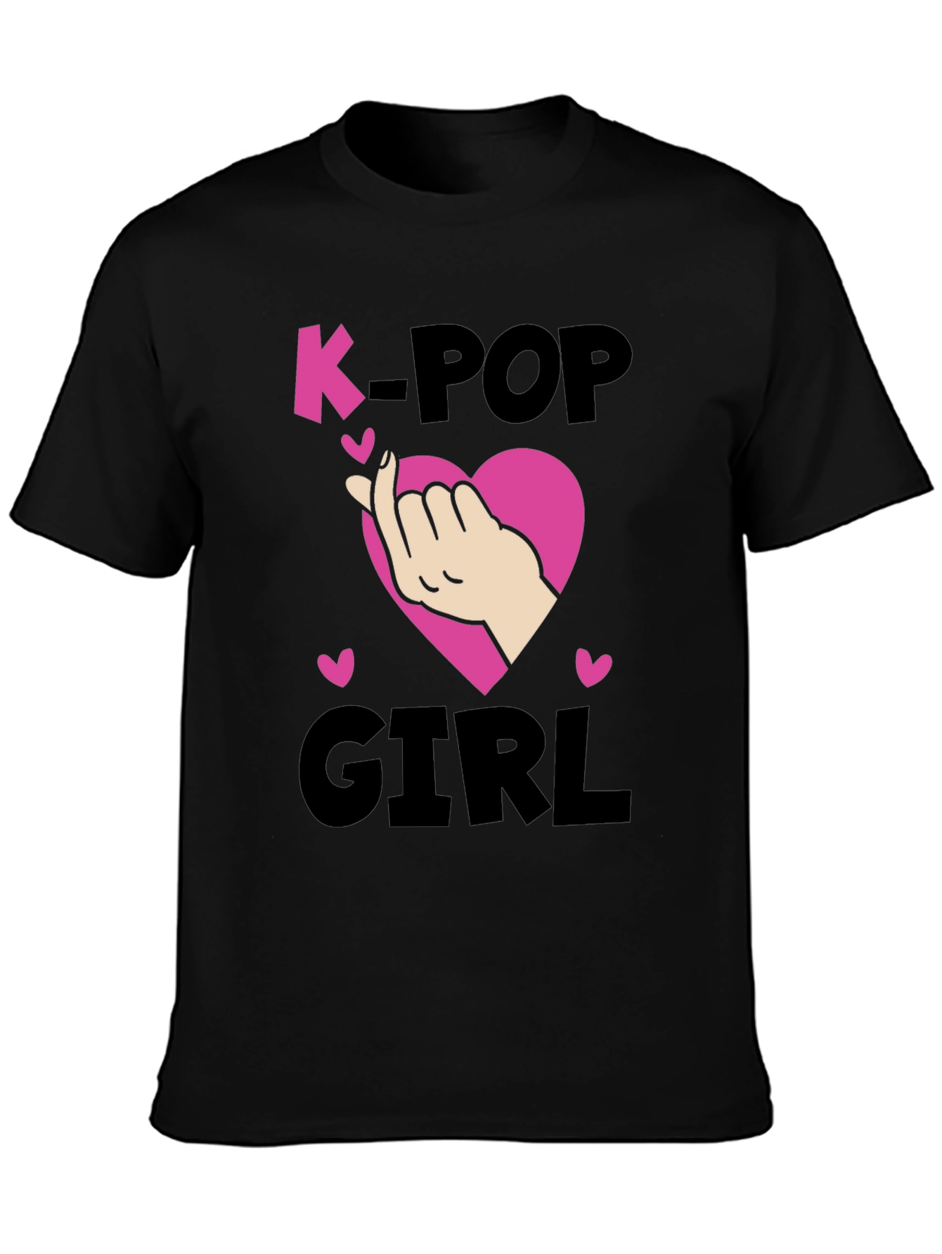 K-Pop Girl Heart Sign T-Shirt