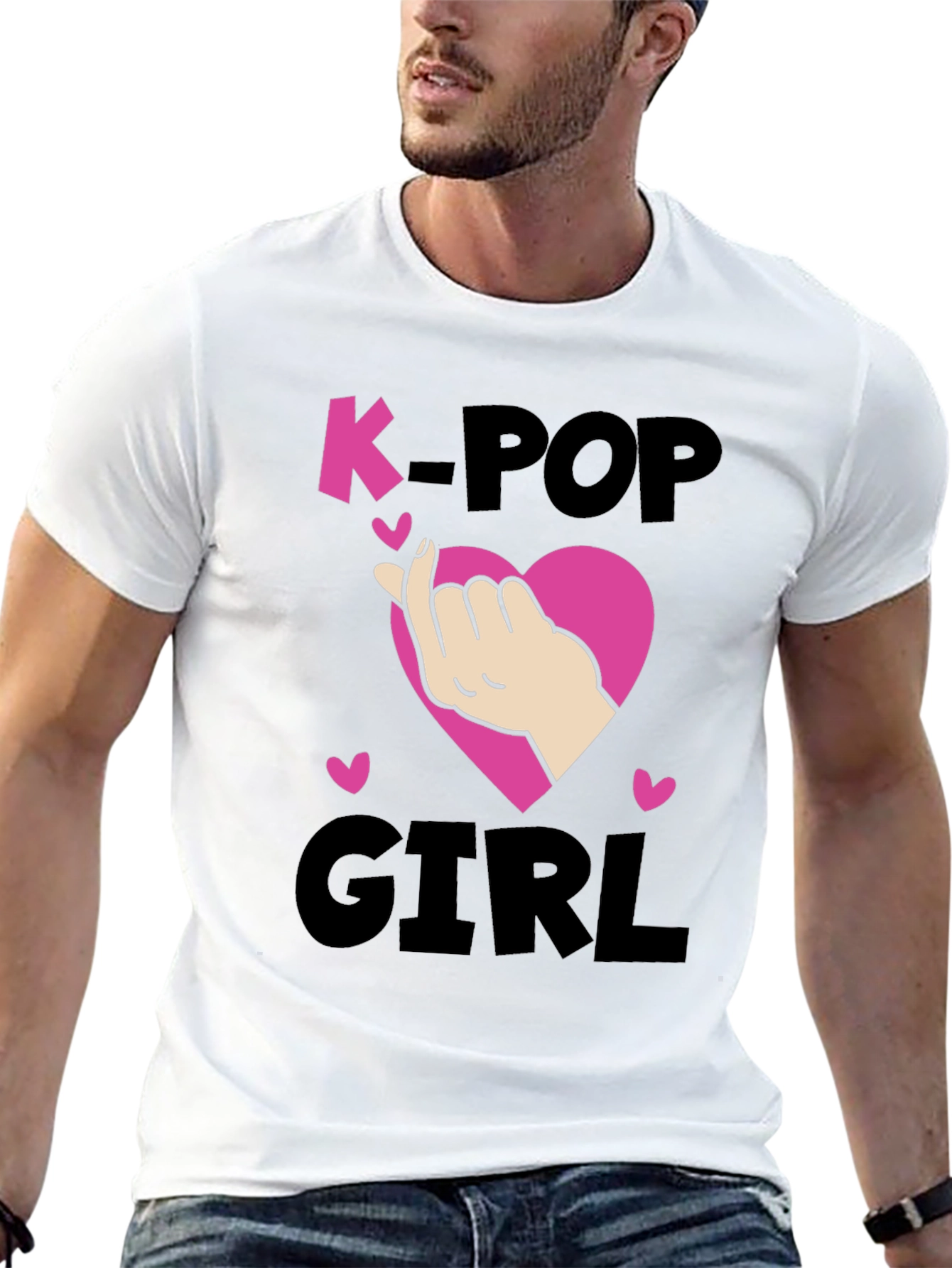 K-Pop Girl Heart Sign T-Shirt