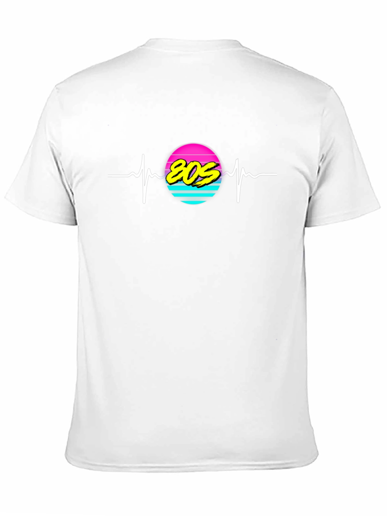 Retro 80s Heartbeat T-Shirt - Classic Throwback Style