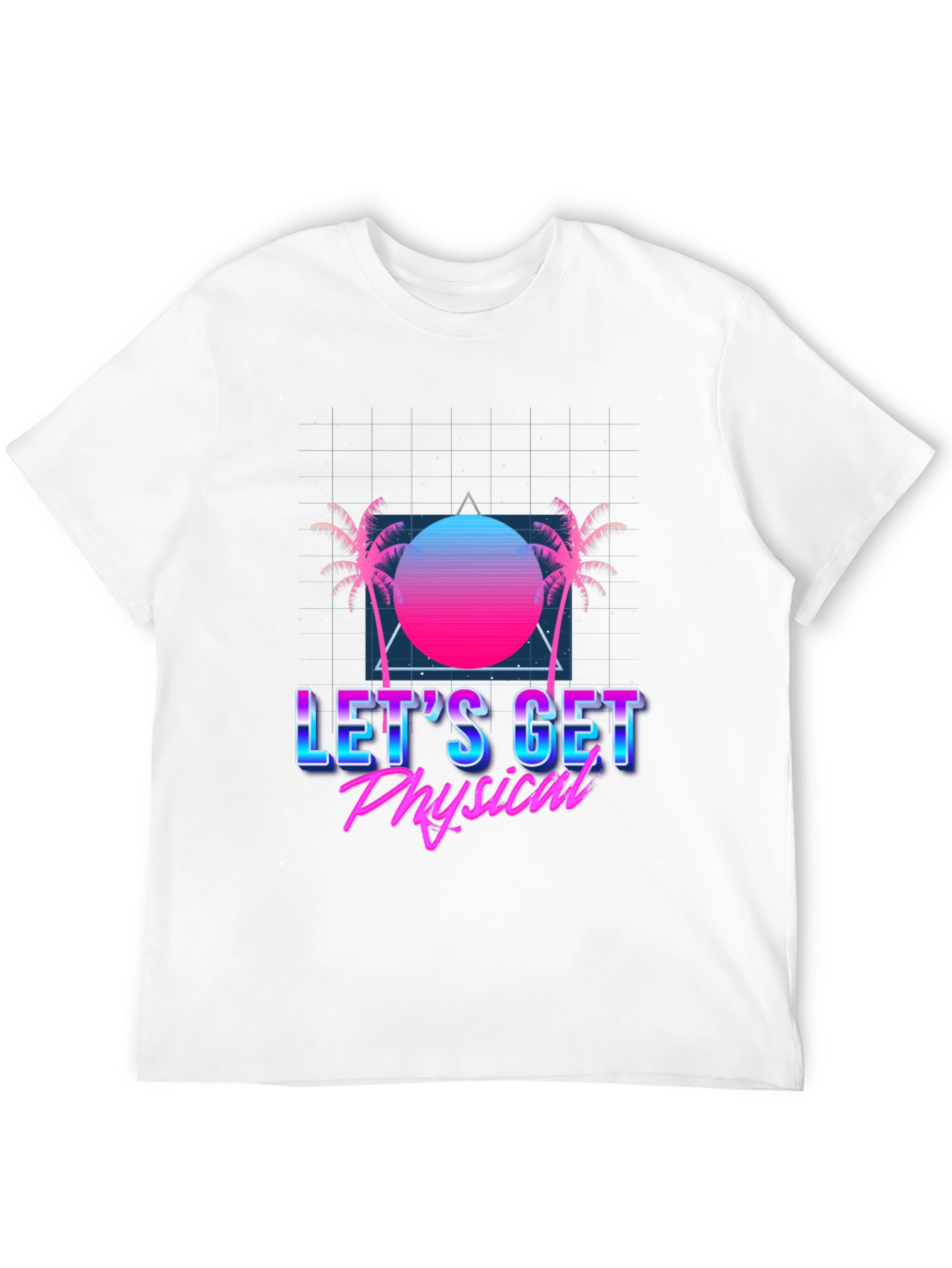 Retro Lets Get Physical Graphic Tee